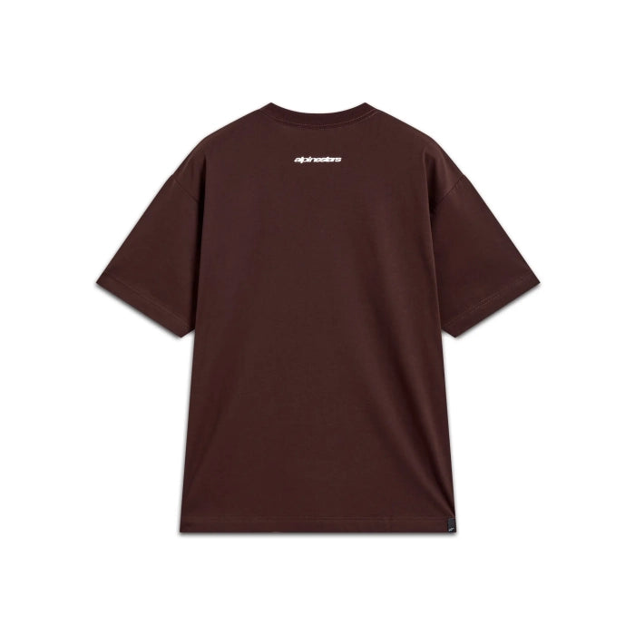 Alpinestars Mandate Oversized Short Sleeves CSF Tee Brown FREE UK Delivery, FREE 365 Day Returns | Moto Central