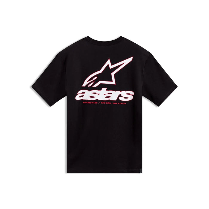 Alpinestars Lineout Short Sleeves CSF Tee Black FREE UK Delivery, FREE 365 Day Returns | Moto Central