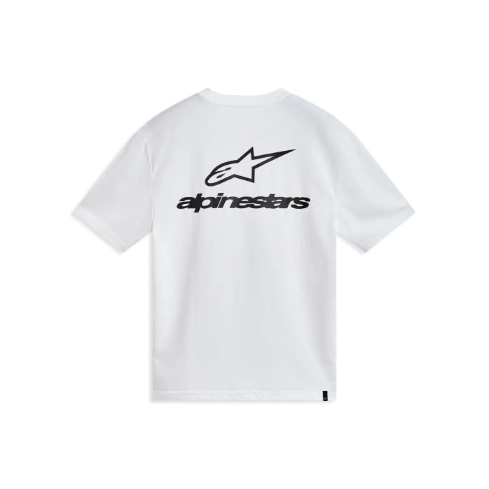Alpinestars Combo Back Short Sleeves CSF Tee White / Black FREE UK Delivery, FREE 365 Day Returns | Moto Central