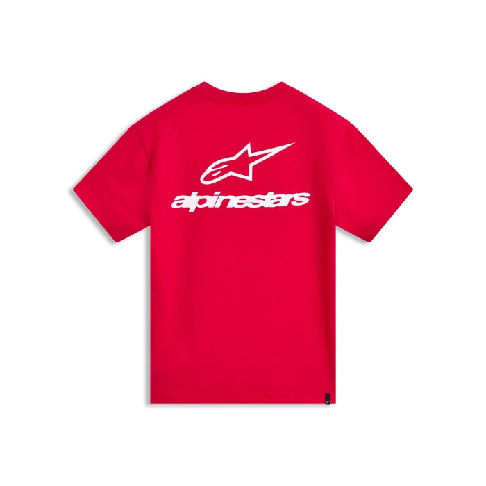 Alpinestars Combo Back Short Sleeves CSF Tee Red / White FREE UK Delivery, FREE 365 Day Returns | Moto Central