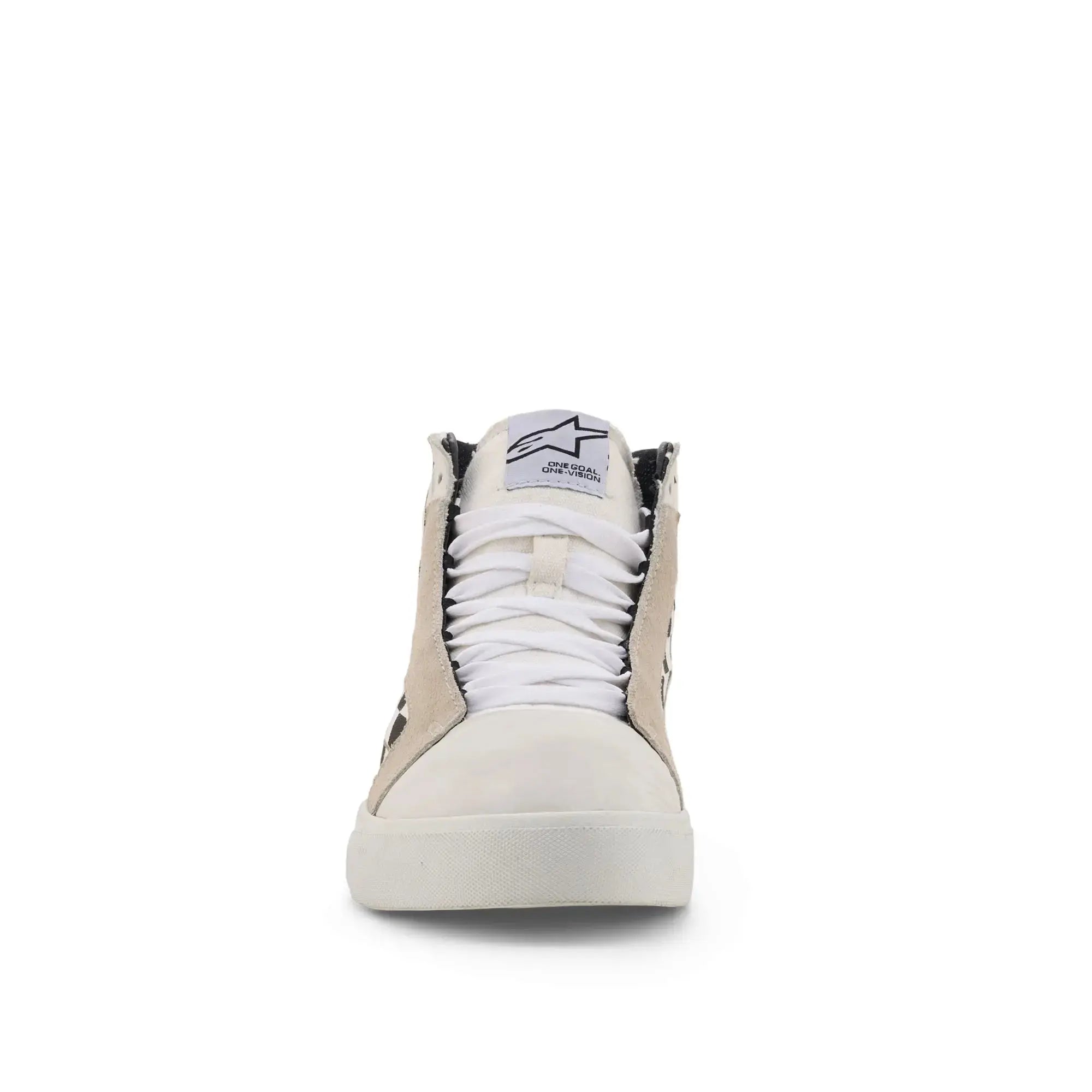 Alpinestars Ride-63 Canvas Shoes Black / White / Chess FREE UK Delivery, FREE 365 Day Returns | Moto Central