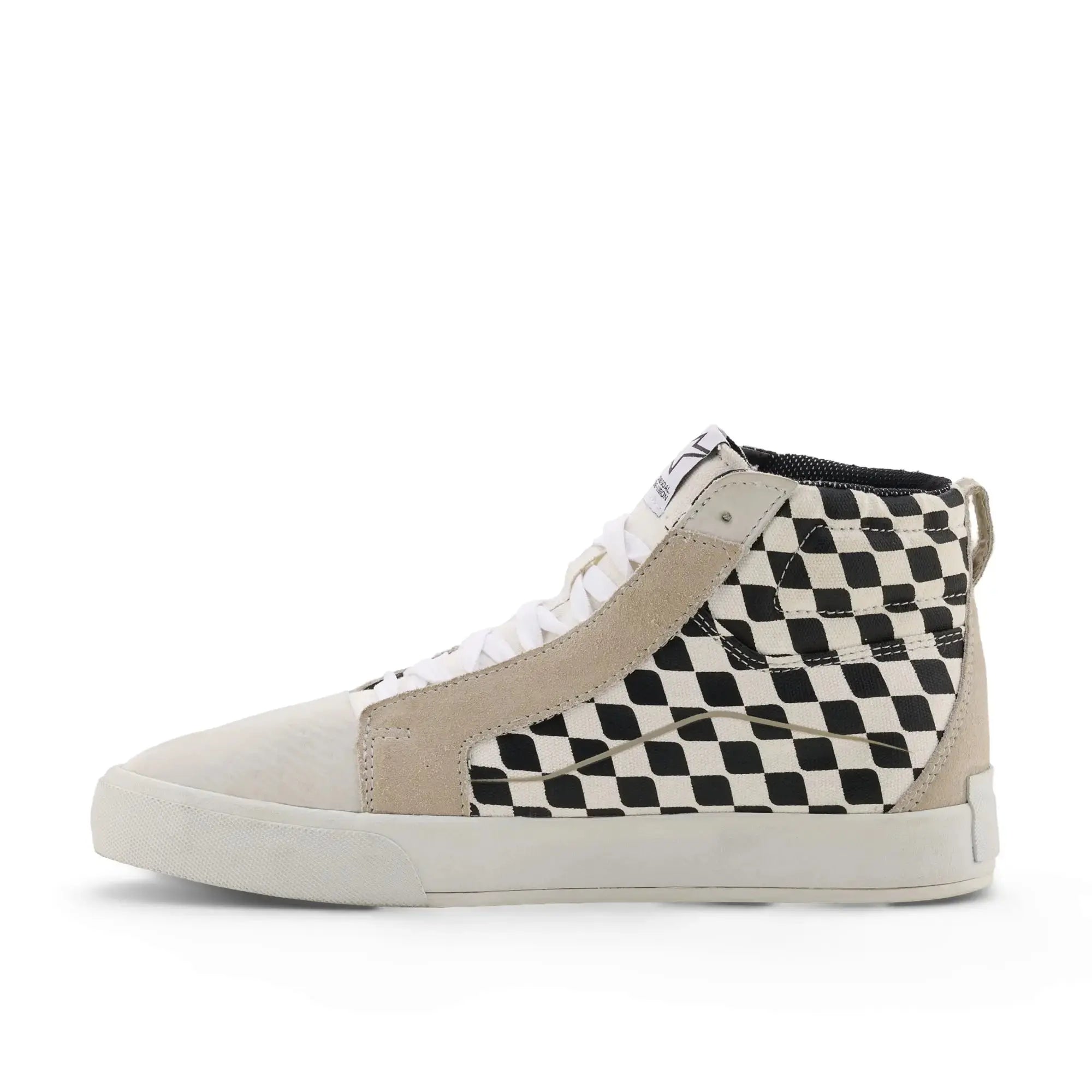 Alpinestars Ride-63 Canvas Shoes Black / White / Chess FREE UK Delivery, FREE 365 Day Returns | Moto Central