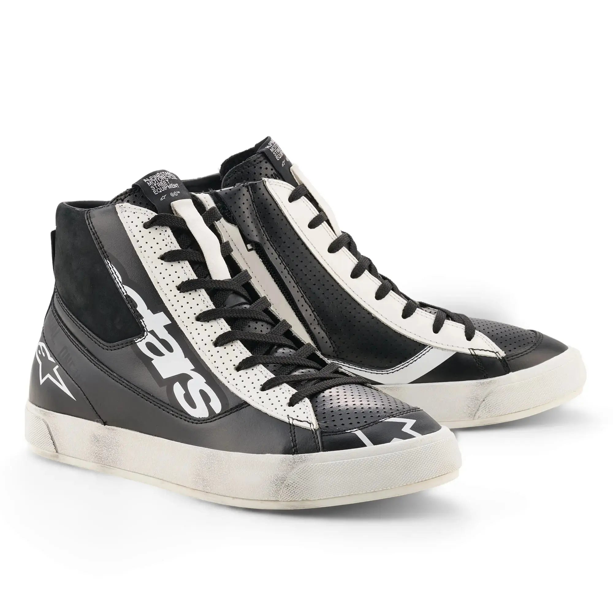 Alpinestars Stated Flair Shoes Black / White FREE UK Delivery, FREE 365 Day Returns | Moto Central