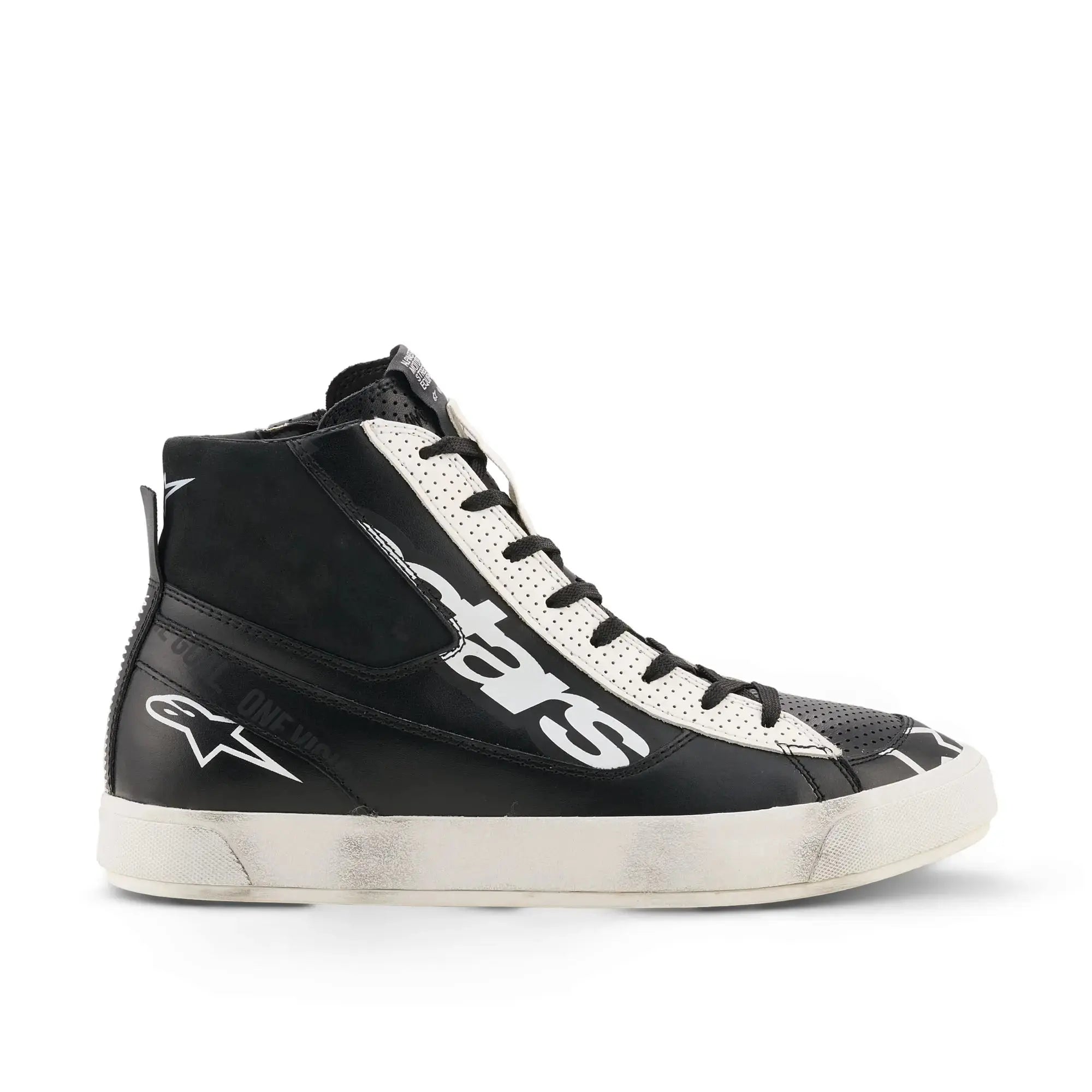 Alpinestars Stated Flair Shoes Black / White FREE UK Delivery, FREE 365 Day Returns | Moto Central