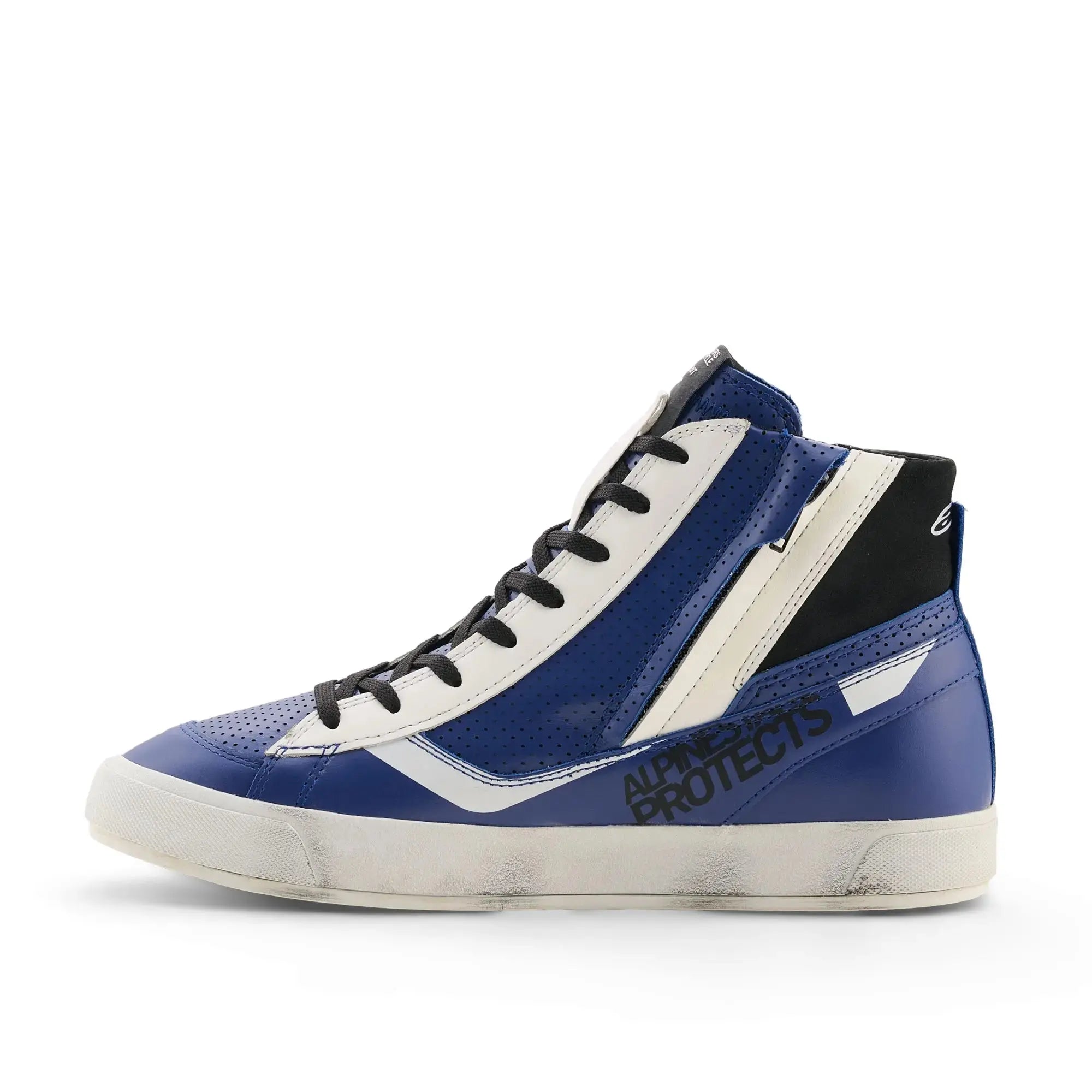Alpinestars Stated Flair Shoes Bright Blue / White / Black FREE UK Delivery, FREE 365 Day Returns | Moto Central