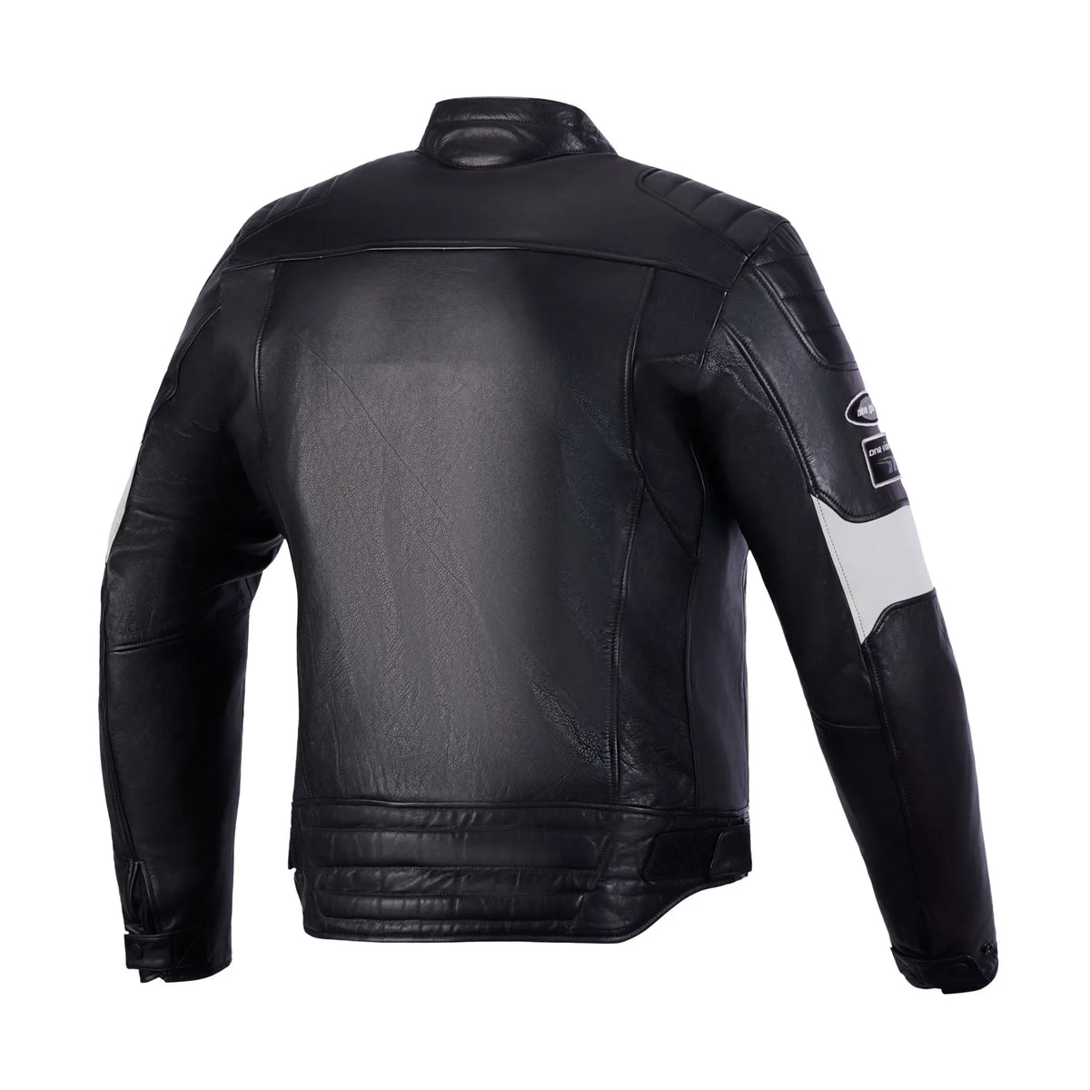 Alpinestars Revern Leather Jacket Black / Metal Grey FREE UK Delivery, FREE 365 Day Returns | Moto Central