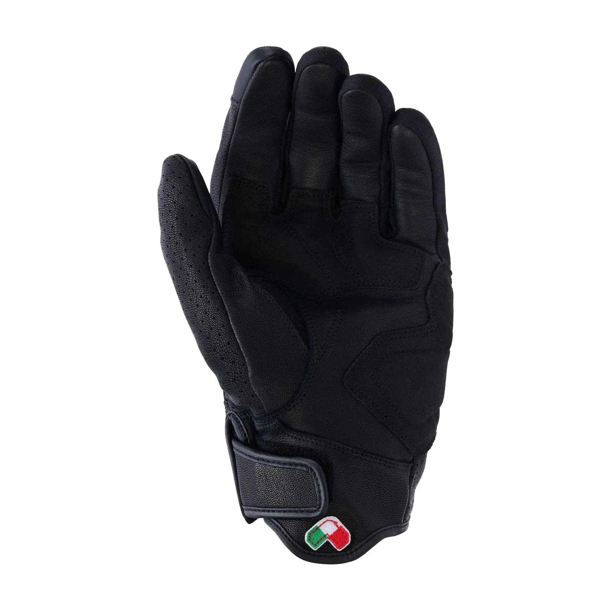 Alpinestars Mustang V3 Leather Gloves Black / Black FREE UK Delivery, FREE 365 Day Returns | Moto Central