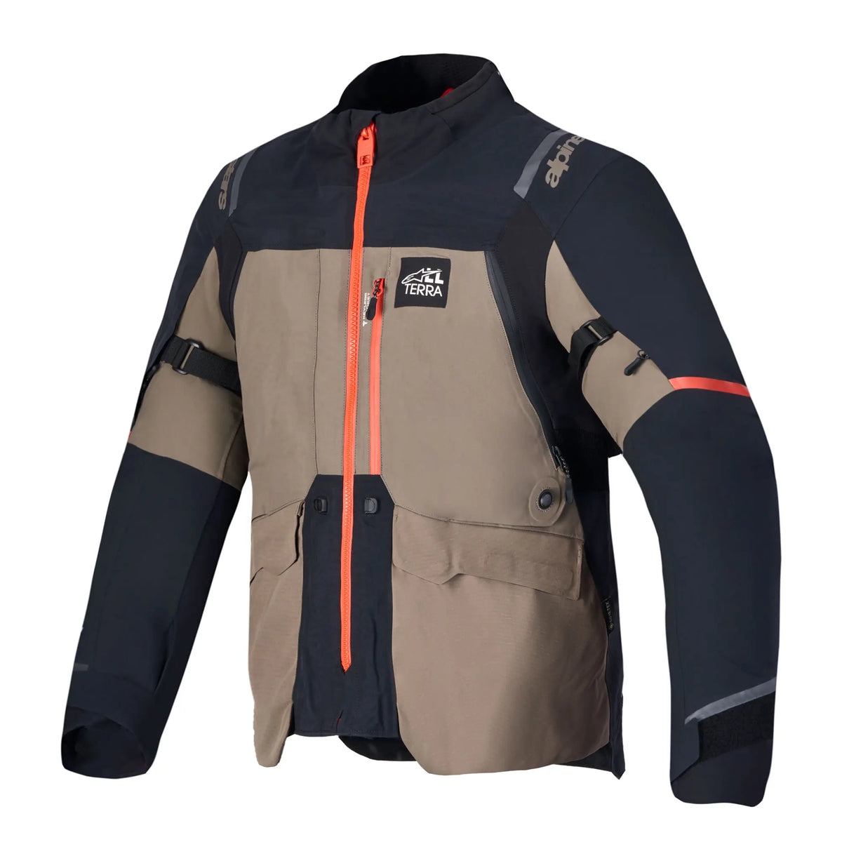 Alpinestars ST-7 V2 2L Gore-Tex Jacket Walnut Black FREE UK Delivery, FREE 365 Day Returns | Moto Central