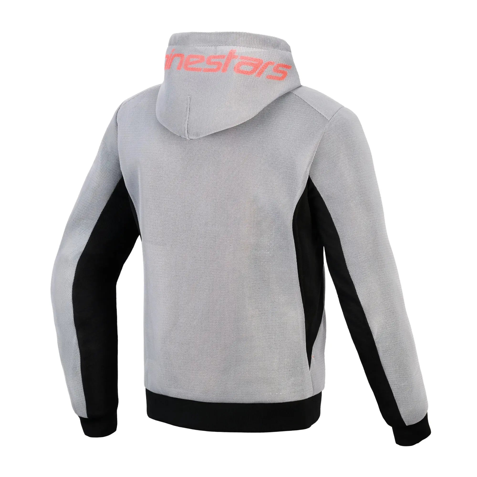 Alpinestars Chrome Superairflow Hoodie Black / Mid Grey / Fluo Red FREE UK Delivery, FREE 365 Day Returns | Moto Central
