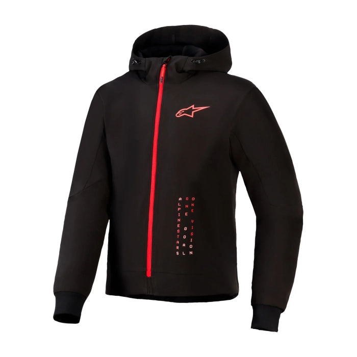 Alpinestars Radium Tech Hoodie Black / Bright Red