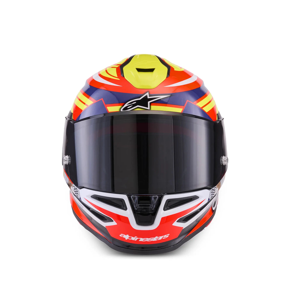 Alpinestars S-R7 Taiyo Furusato Red / White / Blue / Fluo Yellow FREE UK Delivery, FREE 365 Day Returns | Moto Central