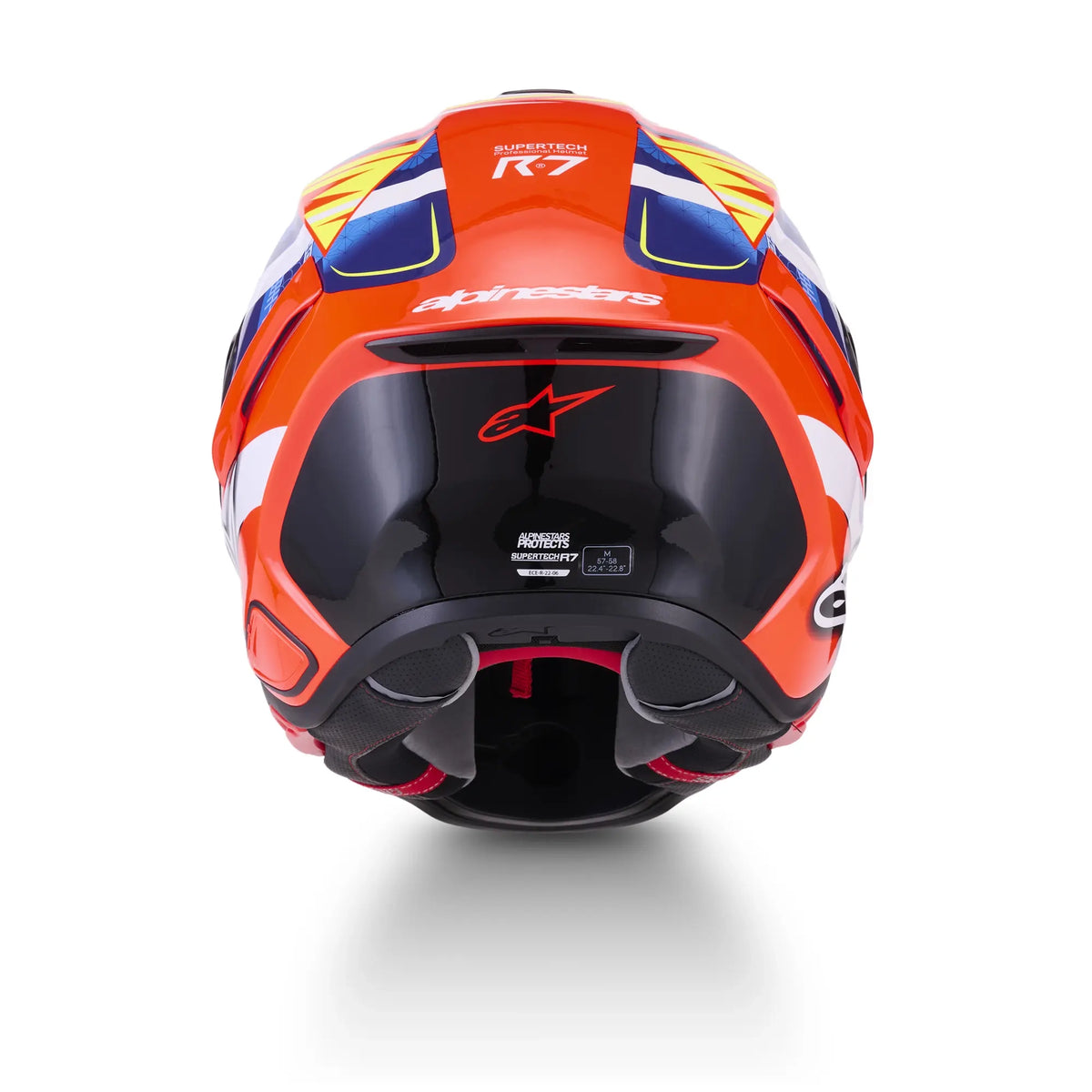 Alpinestars S-R7 Taiyo Furusato Red / White / Blue / Fluo Yellow FREE UK Delivery, FREE 365 Day Returns | Moto Central