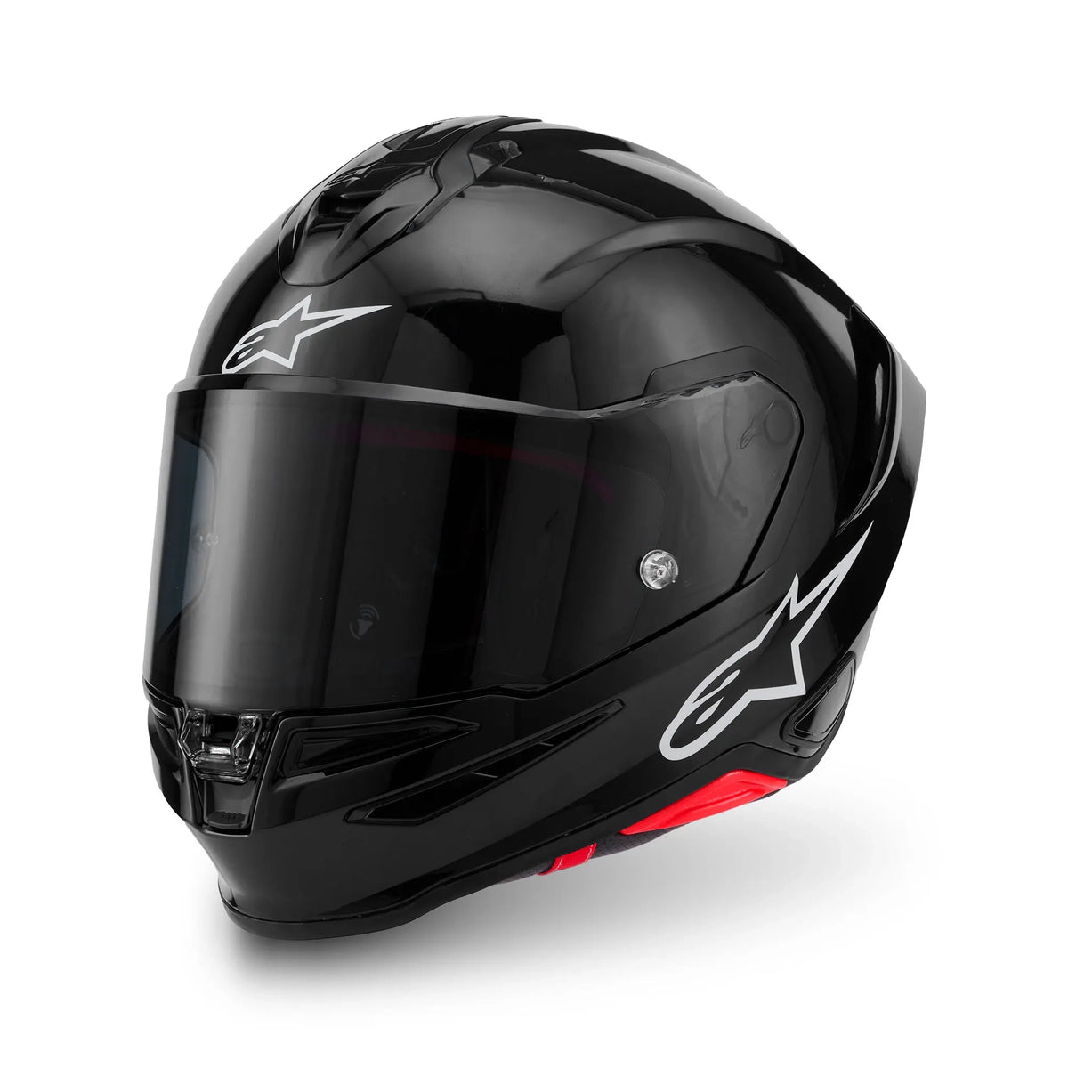 Alpinestars S-R7 Solid Gloss Black FREE UK Delivery, FREE 365 Day Returns | Moto Central