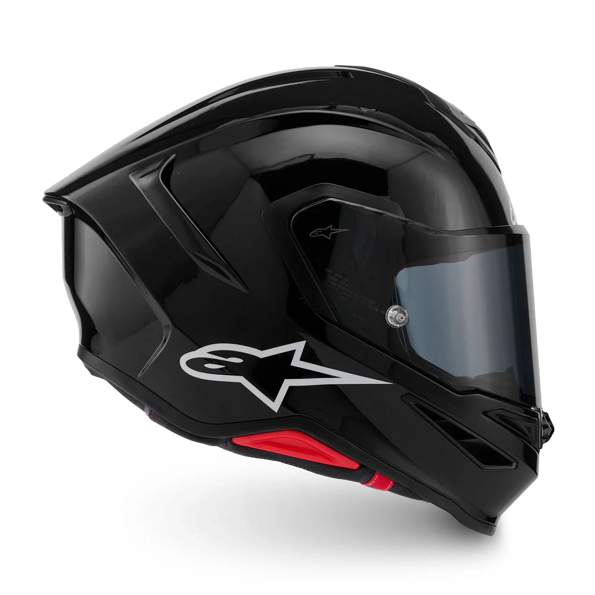 Alpinestars S-R7 Solid Gloss Black FREE UK Delivery, FREE 365 Day Returns | Moto Central