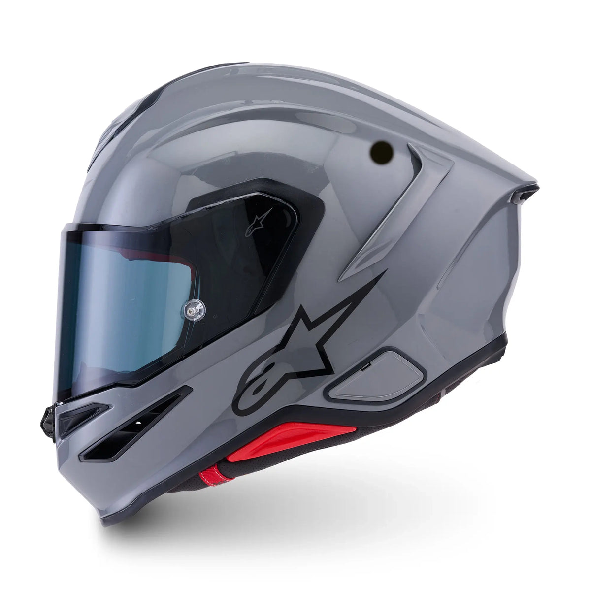Alpinestars S-R7 Solid Gloss Grey FREE UK Delivery, FREE 365 Day Returns | Moto Central