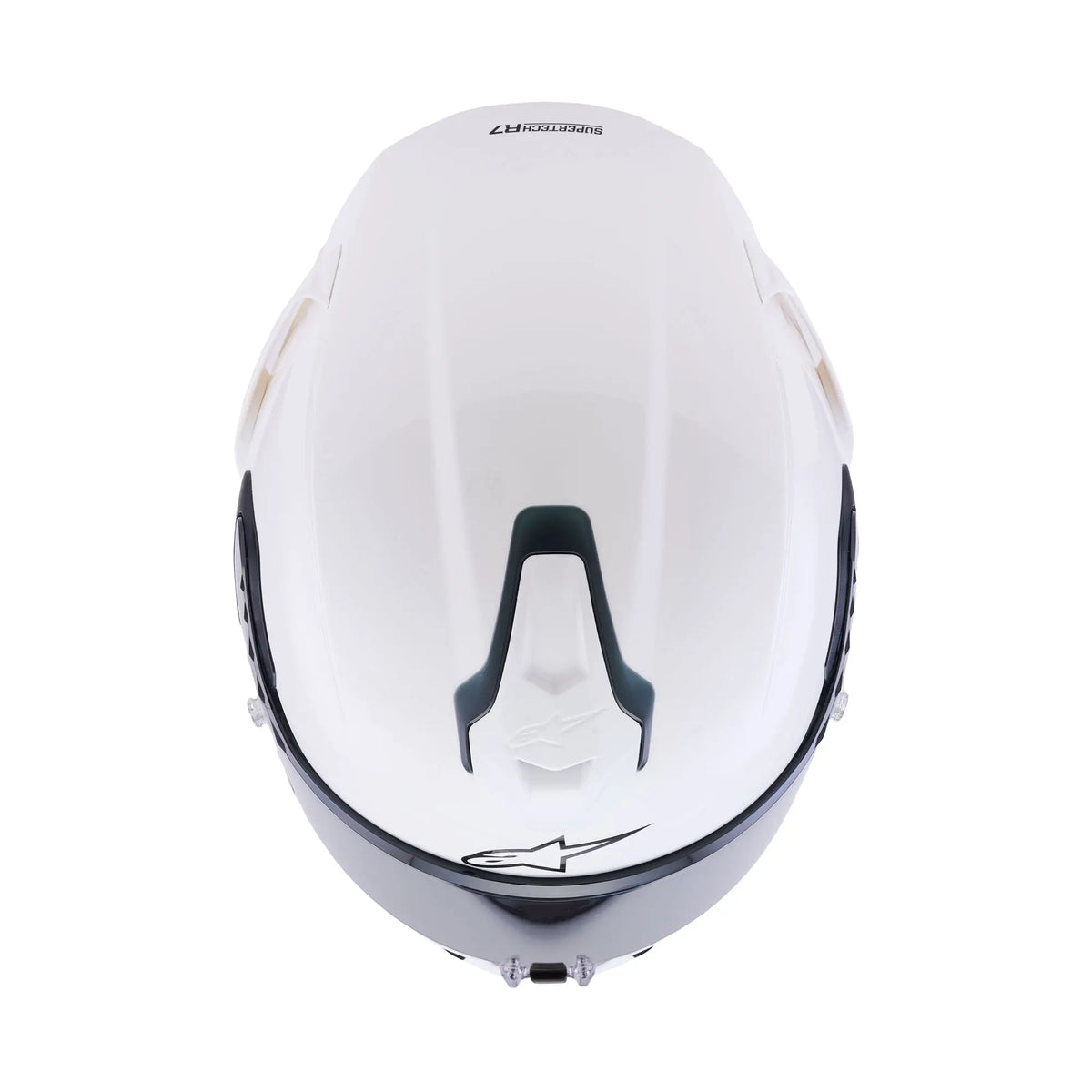 Alpinestars S-R7 Solid Gloss White FREE UK Delivery, FREE 365 Day Returns | Moto Central