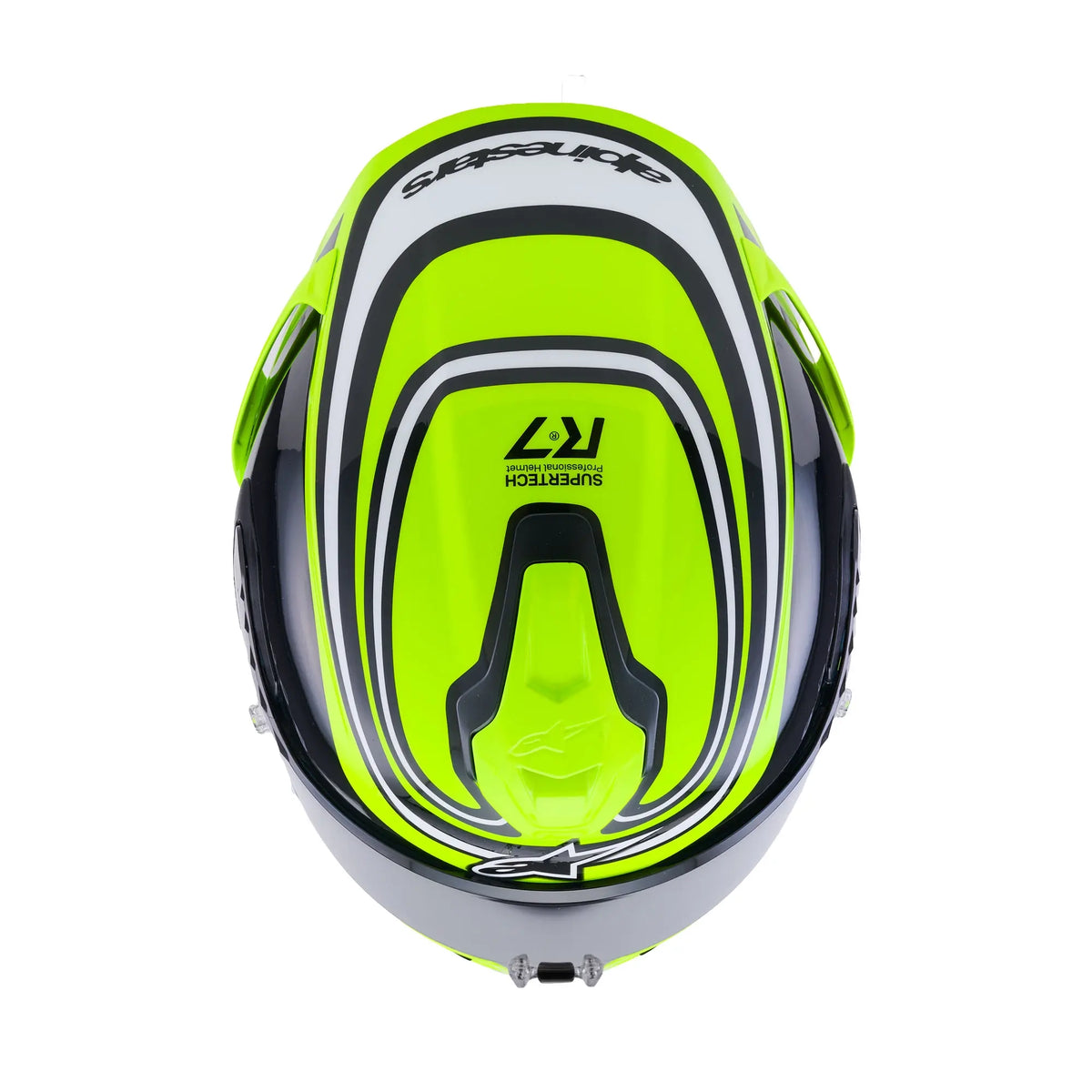 Alpinestars  S-R7 Zeal Fluo Yellow / Black / White FREE UK Delivery, FREE 365 Day Returns | Moto Central