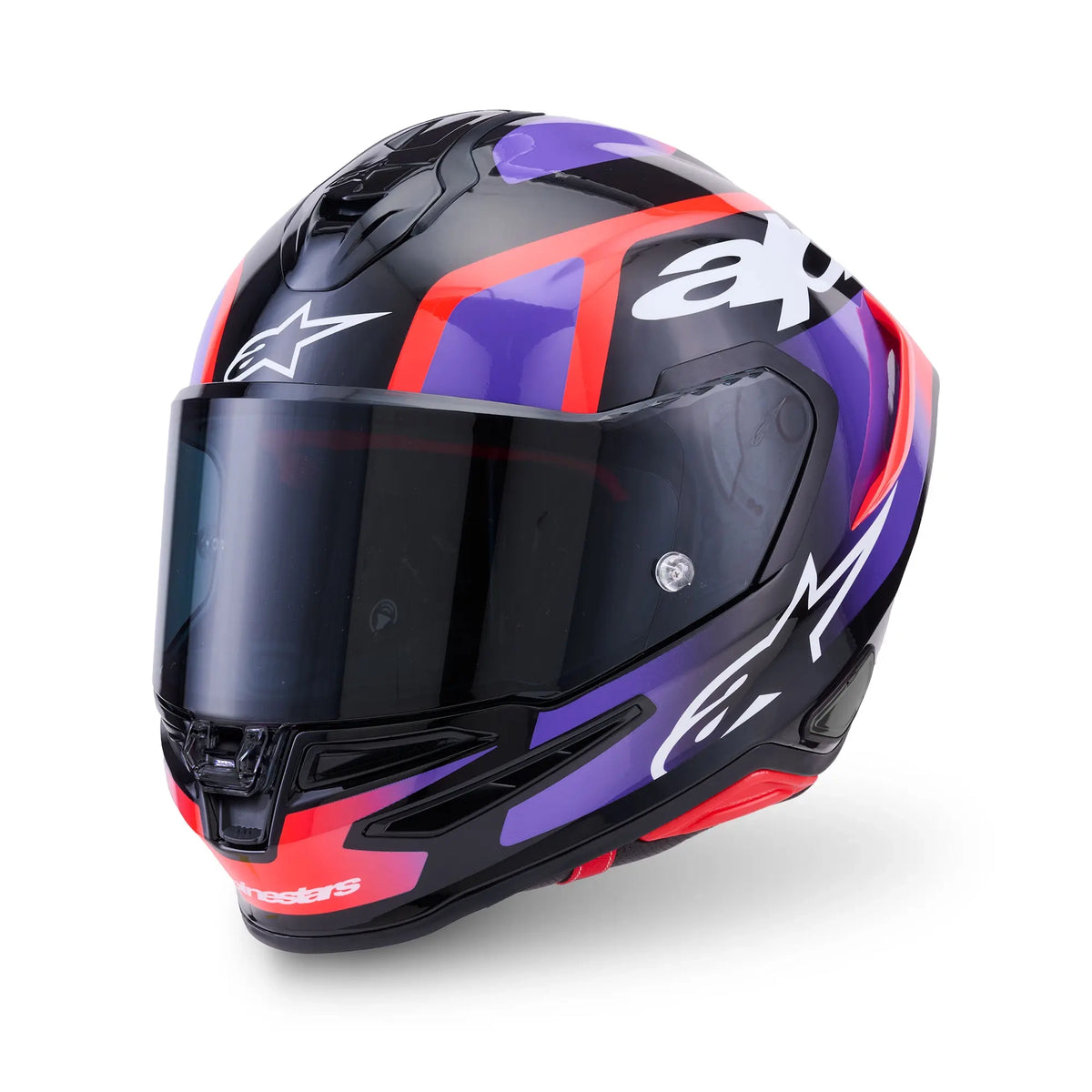 Alpinestars S-R7 Lumen Black / Purple / Fluo Red / White FREE UK Delivery, FREE 365 Day Returns | Moto Central