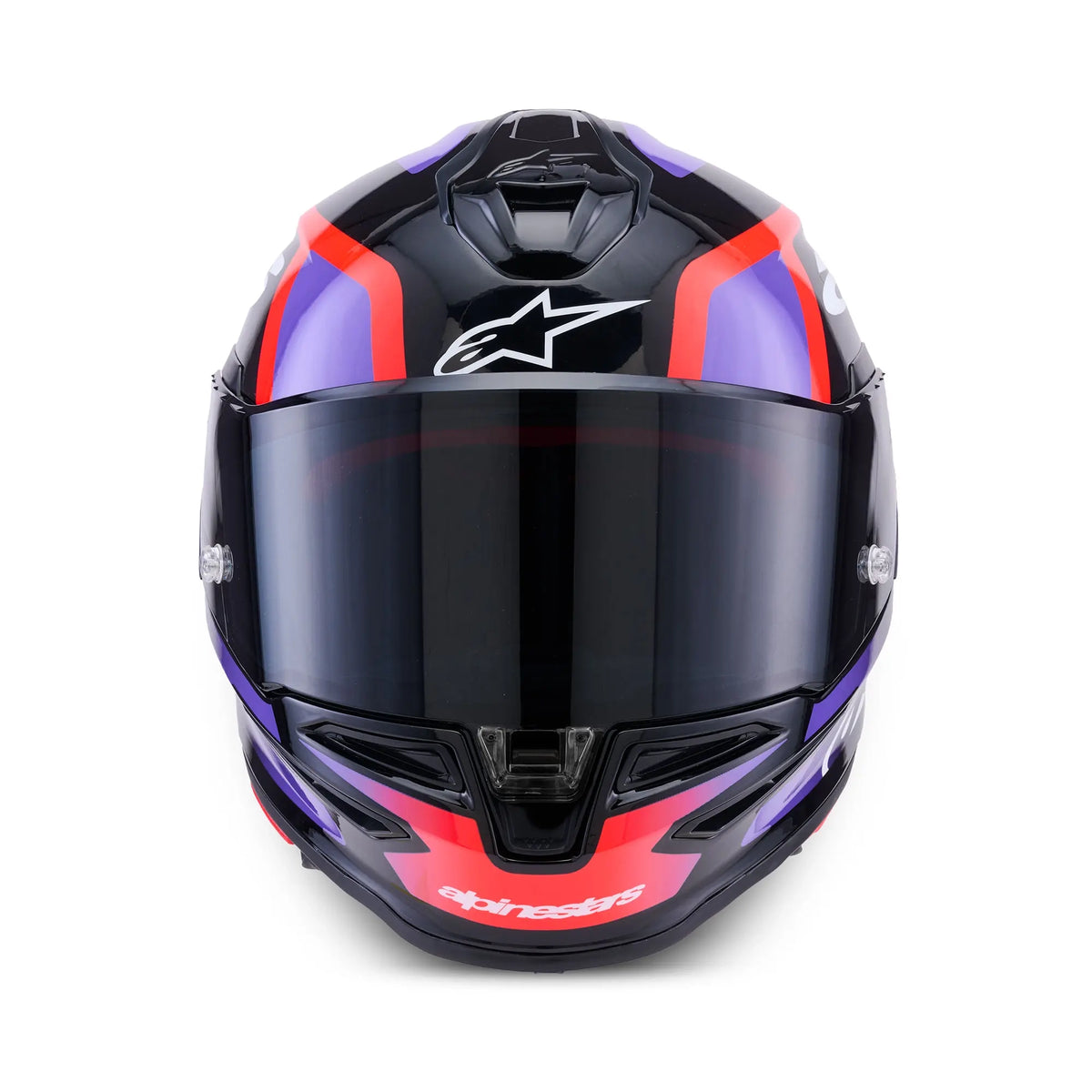 Alpinestars S-R7 Lumen Black / Purple / Fluo Red / White FREE UK Delivery, FREE 365 Day Returns | Moto Central