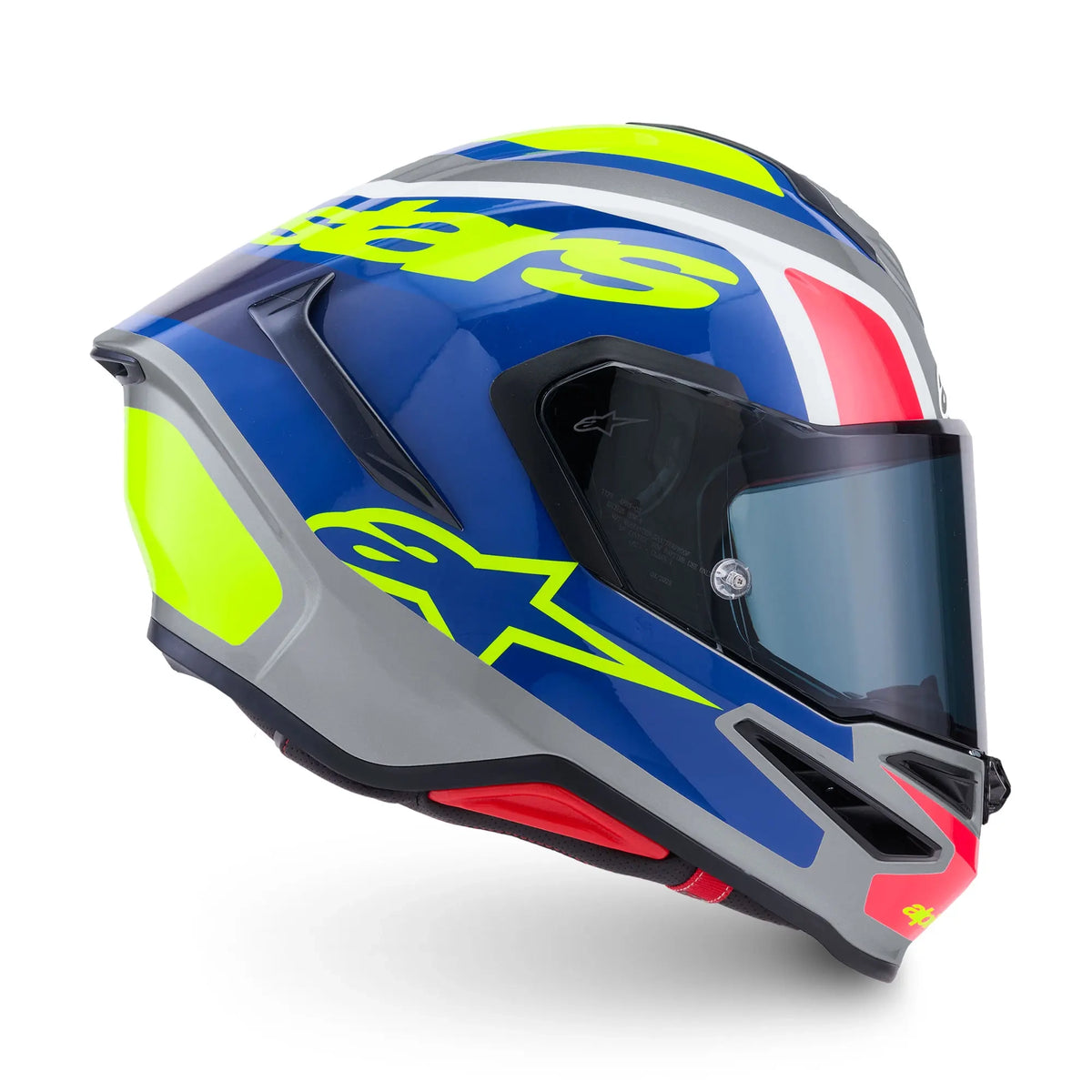 Alpinestars S-R7 Lumen Silver / Black / Pink / Fluo Yellow FREE UK Delivery, FREE 365 Day Returns | Moto Central