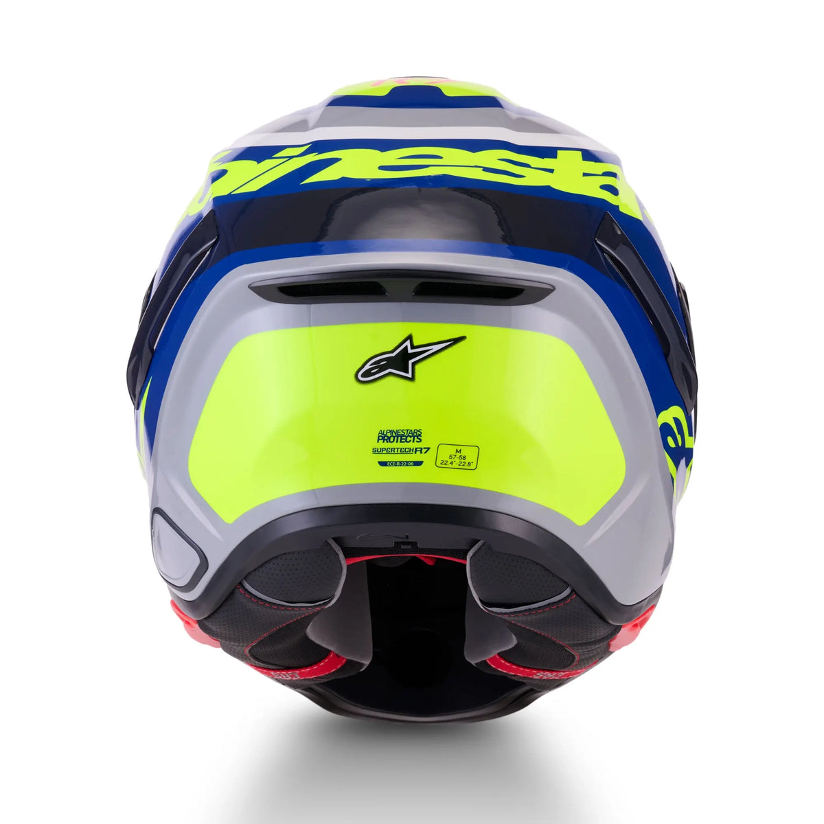 Alpinestars S-R7 Lumen Silver / Black / Pink / Fluo Yellow FREE UK Delivery, FREE 365 Day Returns | Moto Central