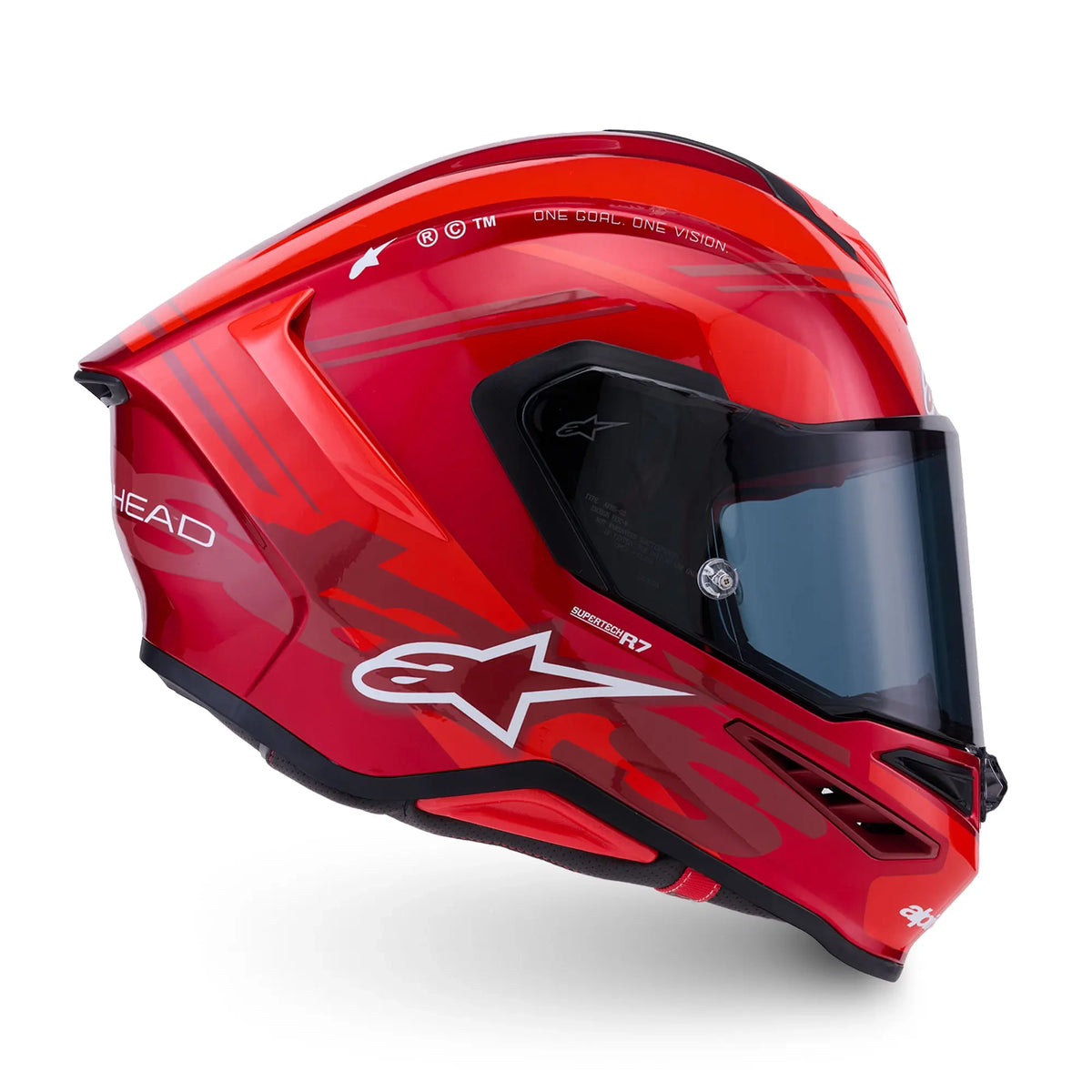 Alpinestars S-R7 A-Core Gloss Red / White FREE UK Delivery, FREE 365 Day Returns | Moto Central