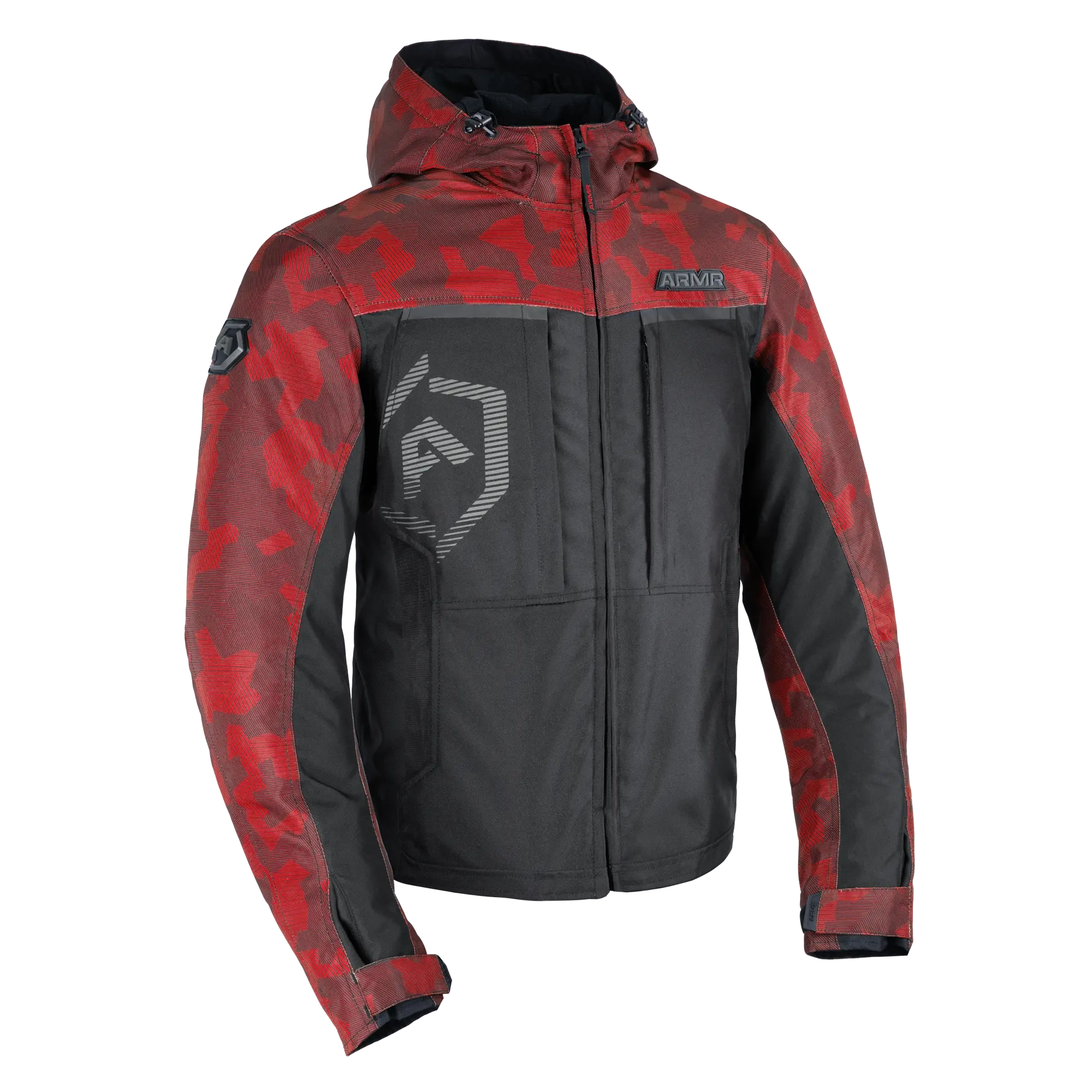 ARMR Suko 1.0 Waterproof Textile Jacket Red / Camo