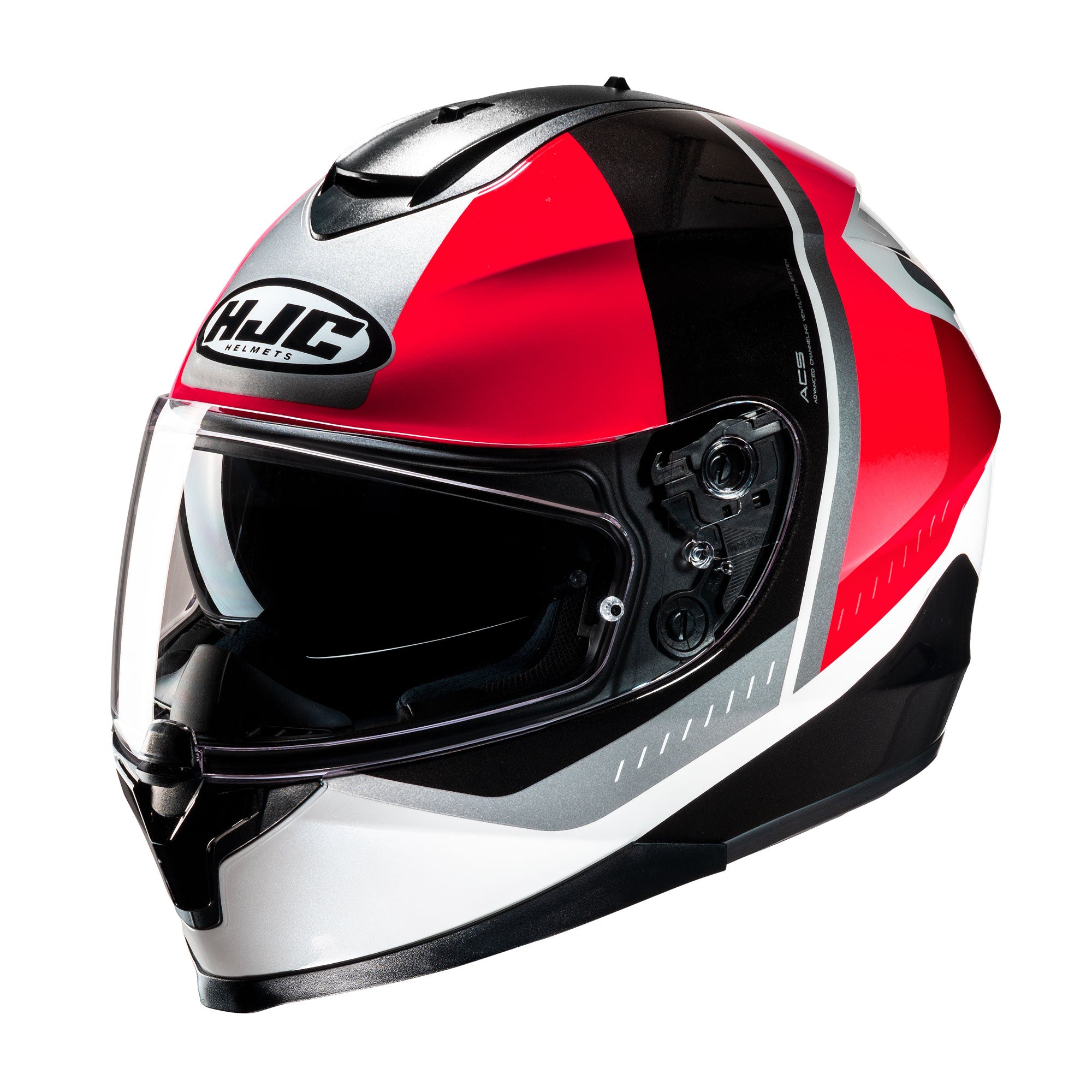 HJC C70N Alia Full Face Helmet MC1 Red - FREE UK Shipping, FREE 365 Day Returns | Moto Central