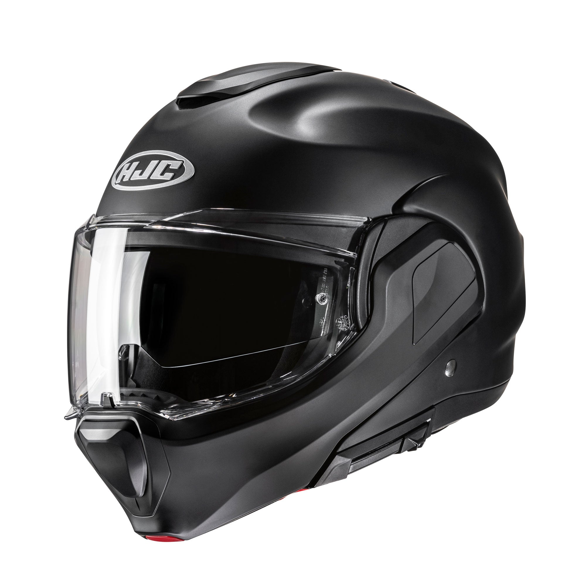 HJC F100 Semi Flat Flip-Up Helmet Matt Black - FREE UK Shipping, FREE 365 Day Returns | Moto Central