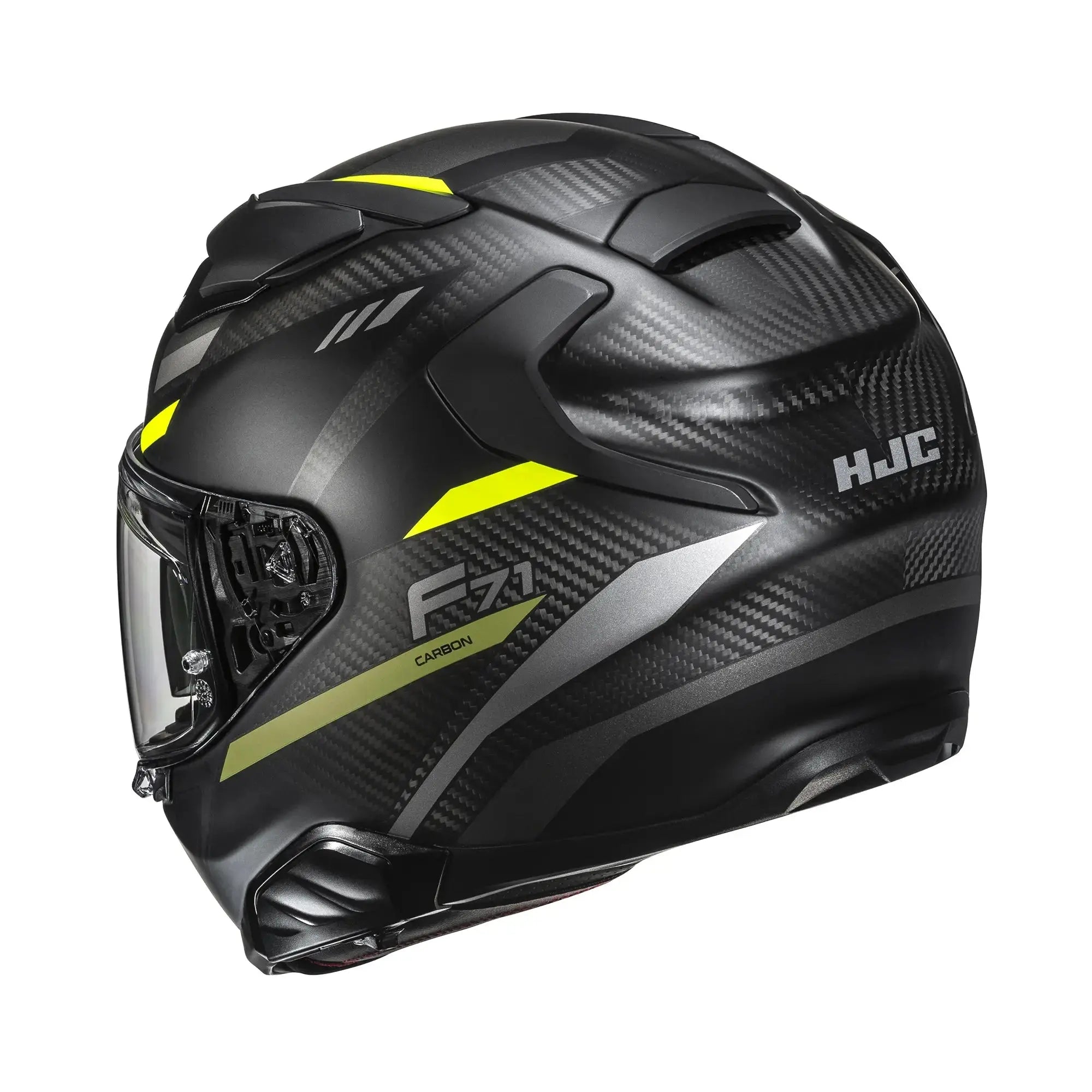 HJC F71 Carbon Esira MC3HSF Yellow FREE UK Delivery, FREE 365 Day Returns | Moto Central