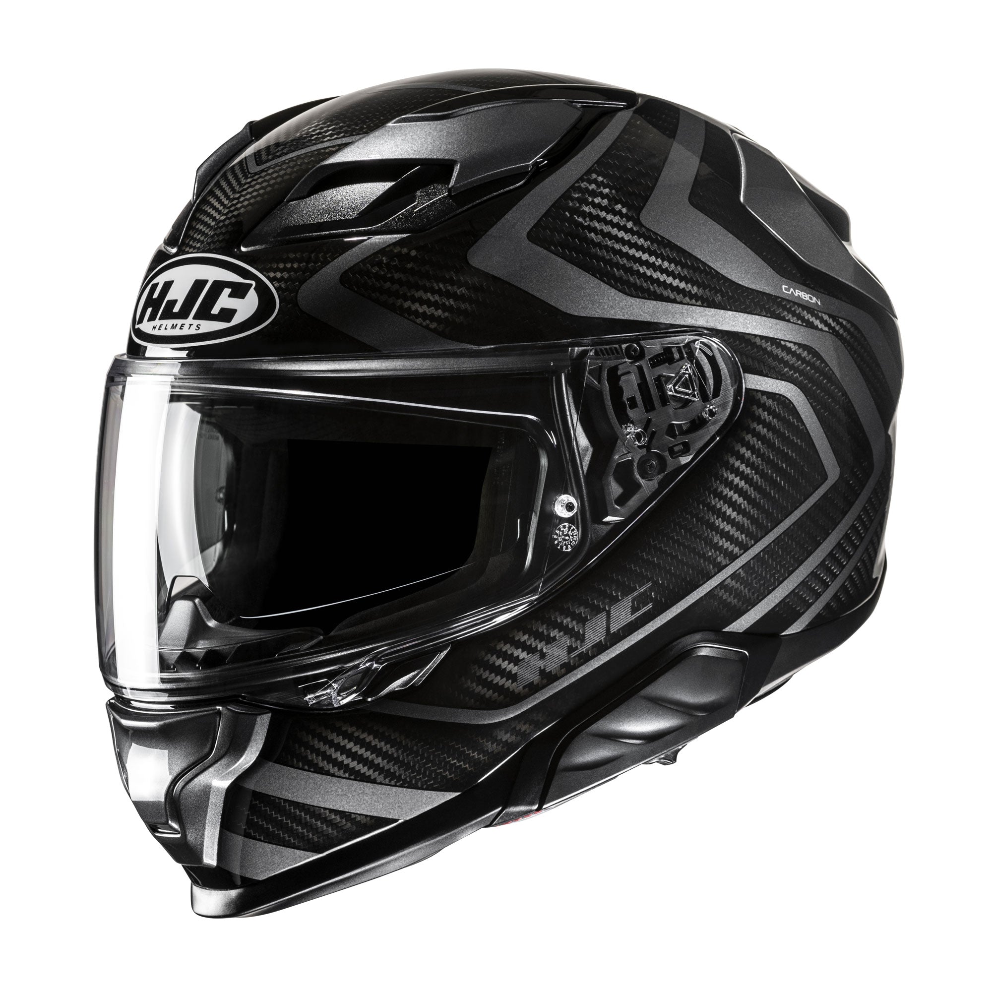 HJC F71 Carbon Nevio Full Face Helmet MC5 Black - FREE UK Shipping, FREE 365 Day Returns | Moto Central