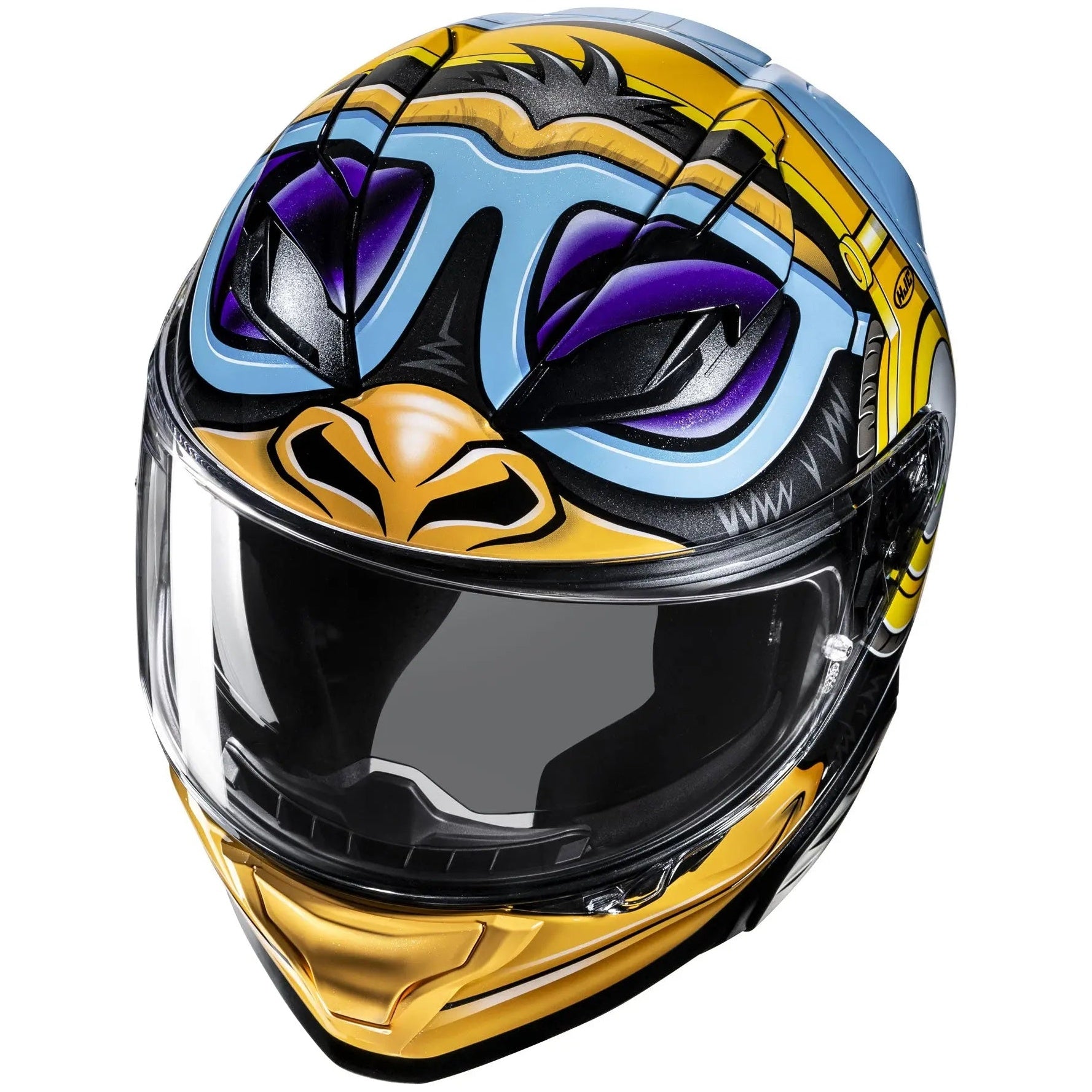 hjc blue and gold helmet F71 Monkey DJ MC23 / White / Fluo Yellow i80 Imes Modular Helmet sequined artistic approach without losing Color:Wonder Belly