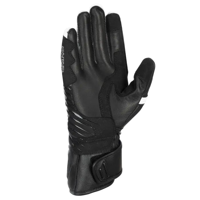 Oxford RP-5 3.0 Leather Gloves Black / White FREE UK Delivery, FREE 365 Day Returns | Moto Central