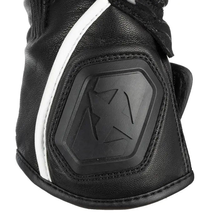 Oxford RP-5 3.0 Leather Gloves Black / White FREE UK Delivery, FREE 365 Day Returns | Moto Central