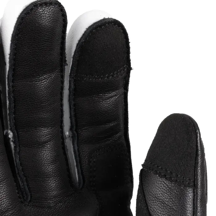 Oxford RP-5 3.0 Leather Gloves Black / White / Red FREE UK Delivery, FREE 365 Day Returns | Moto Central