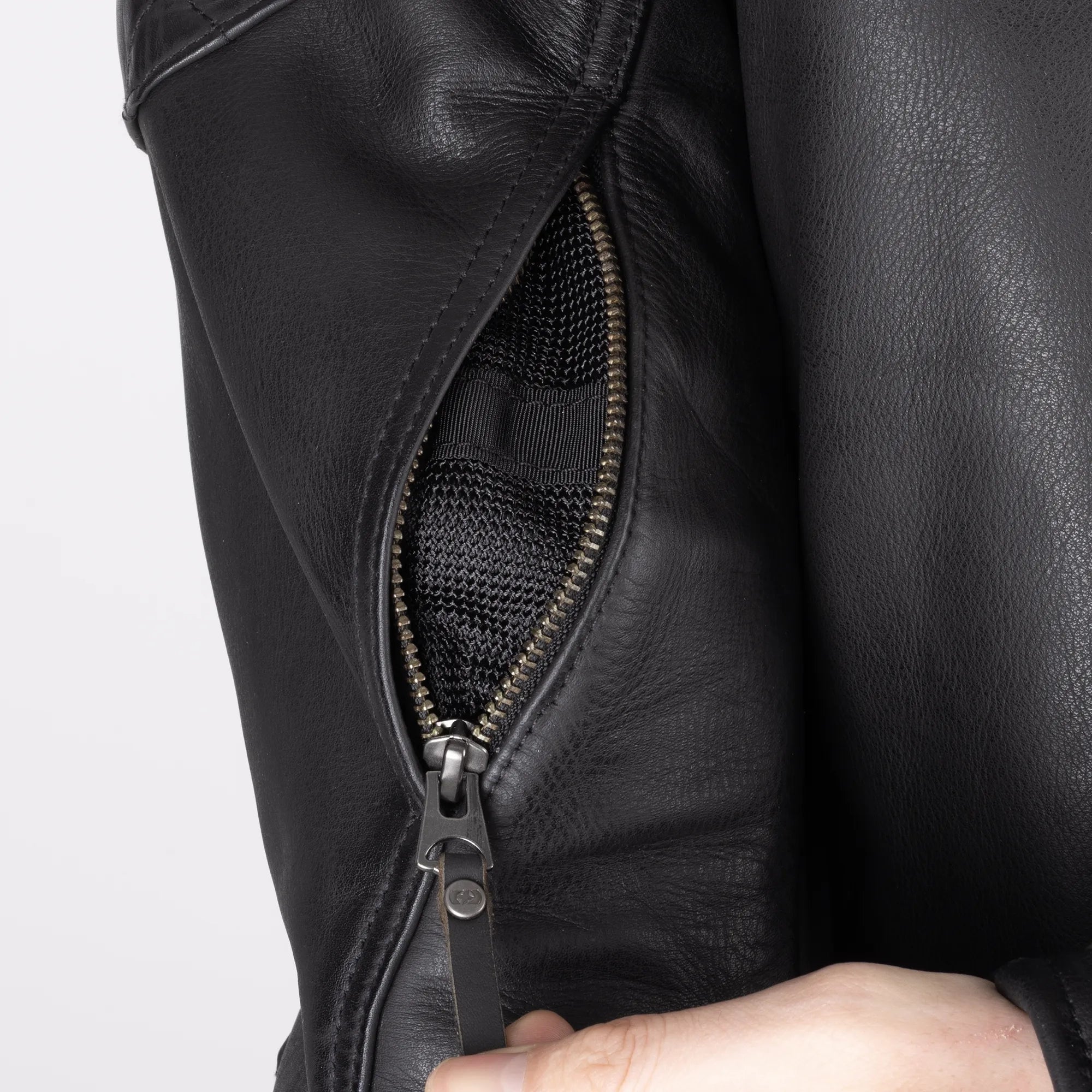 Oxford Route 73 3.0 Leather Jacket Black FREE UK Delivery, FREE 365 Day Returns | Moto Central