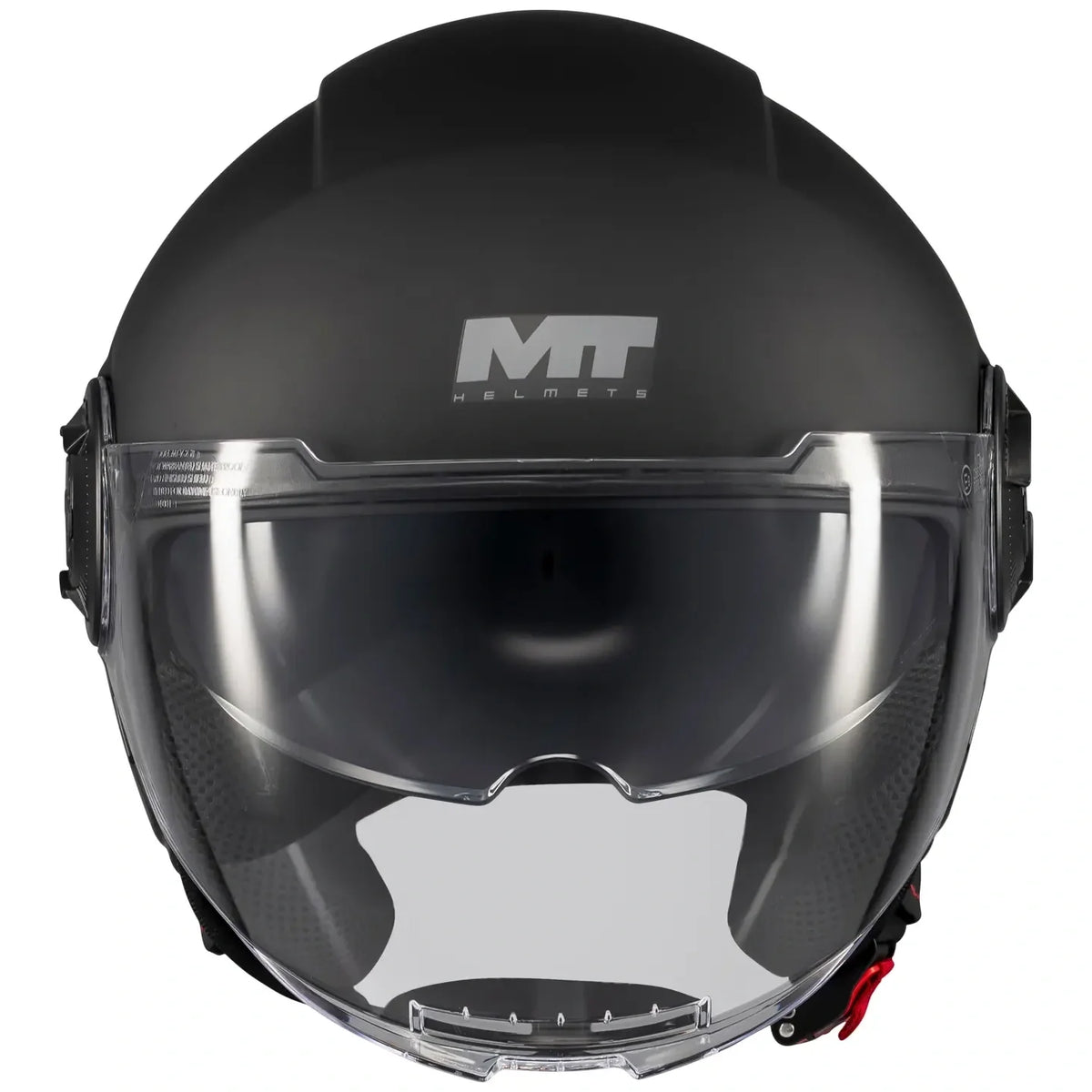 MT Helmets Viale SV Pure A1 Matt Black front view