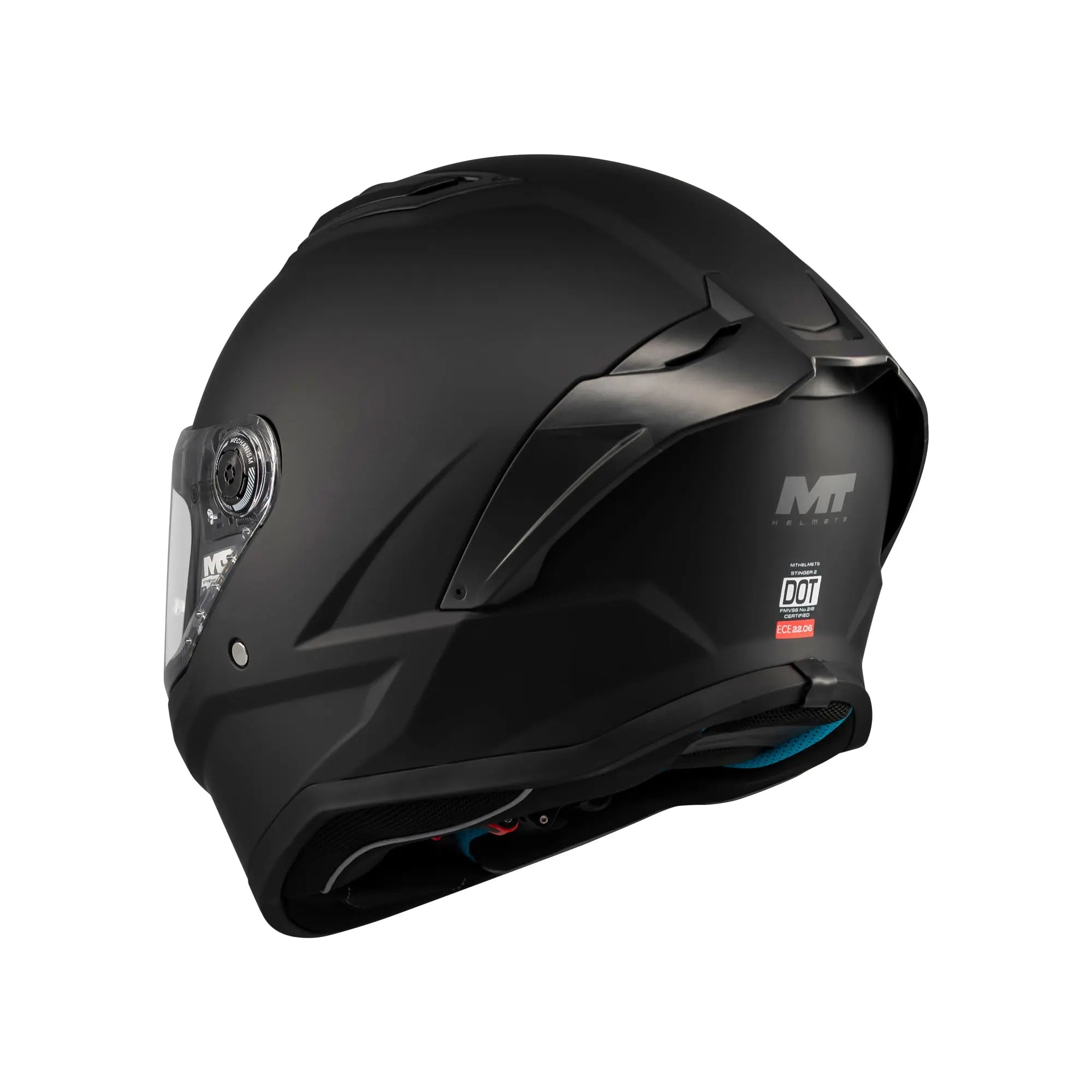 MT Helmets Stinger 2 Pure A1 Matt Black FREE UK Delivery, FREE 365 Day Returns | Moto Central