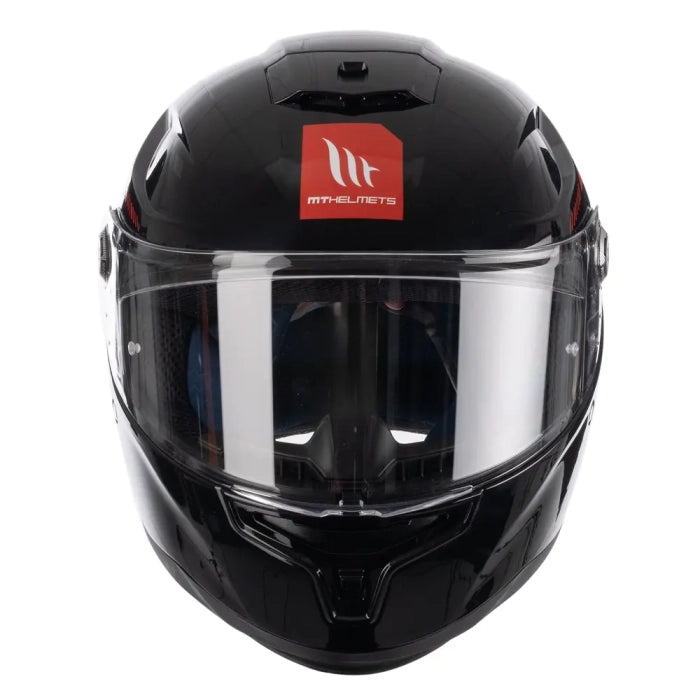 MT Hummer S Solid A1 Gloss Black With DD Ring FREE UK Delivery, FREE 365 Day Returns | Moto Central