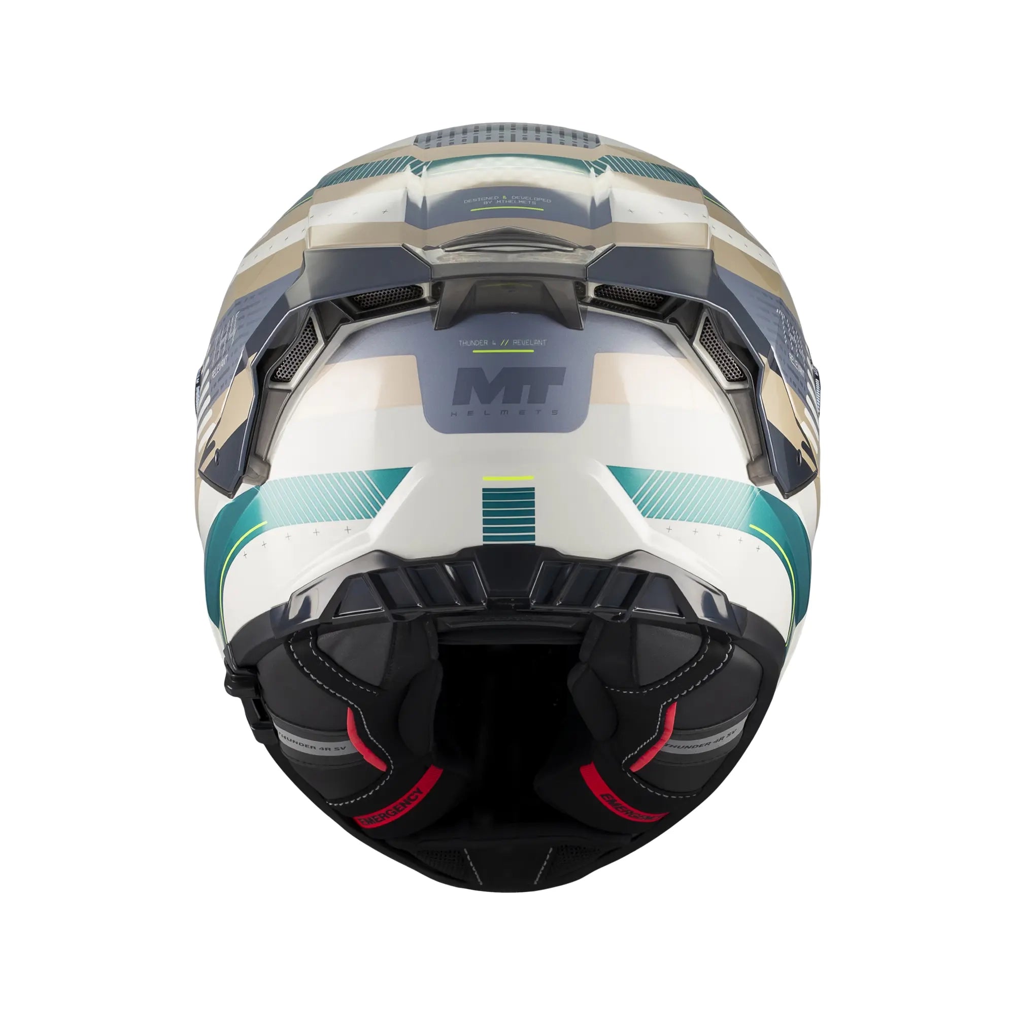 MT Helmets Thunder 4 R Relevant C6 Gloss Grey / Green