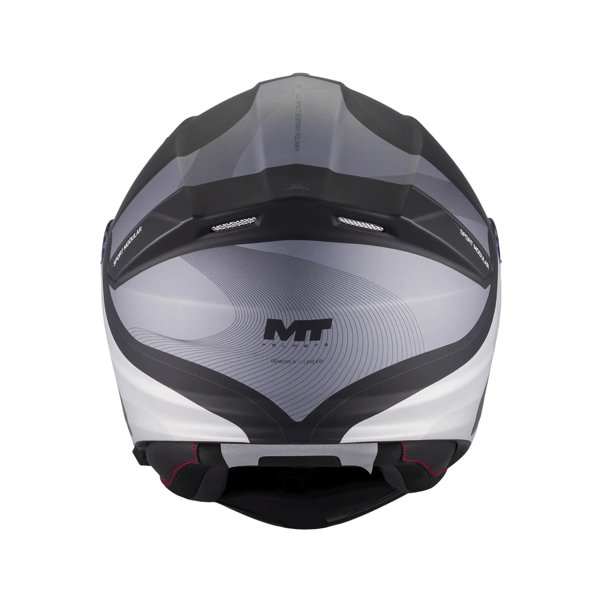 MT Helmets Genesis R Lancer B12 Matt Black / Grey