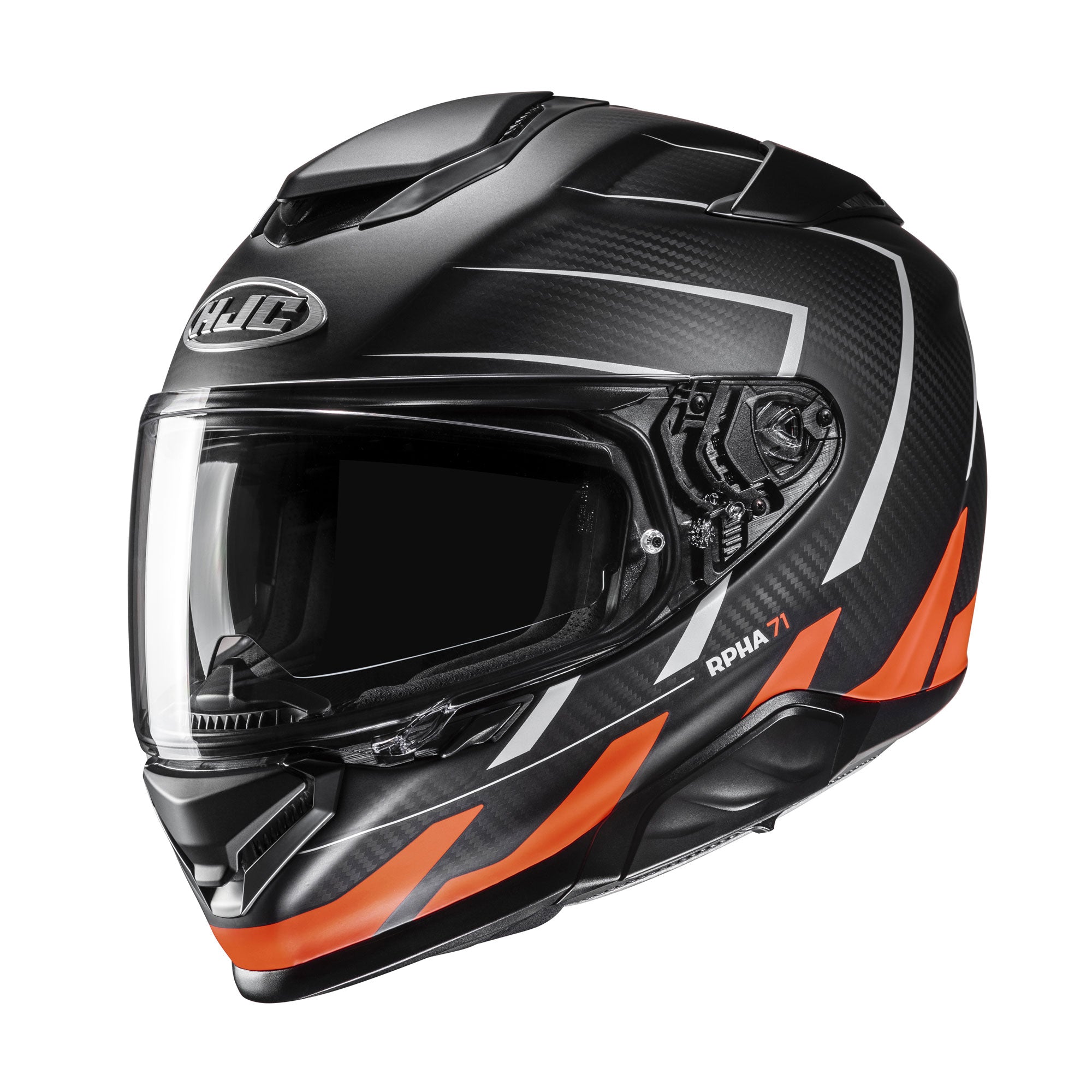 HJC RPHA 71 Carbon Cano Full Face Helmet MC6HSF Orange - FREE UK Shipping, FREE 365 Day Returns | Moto Central