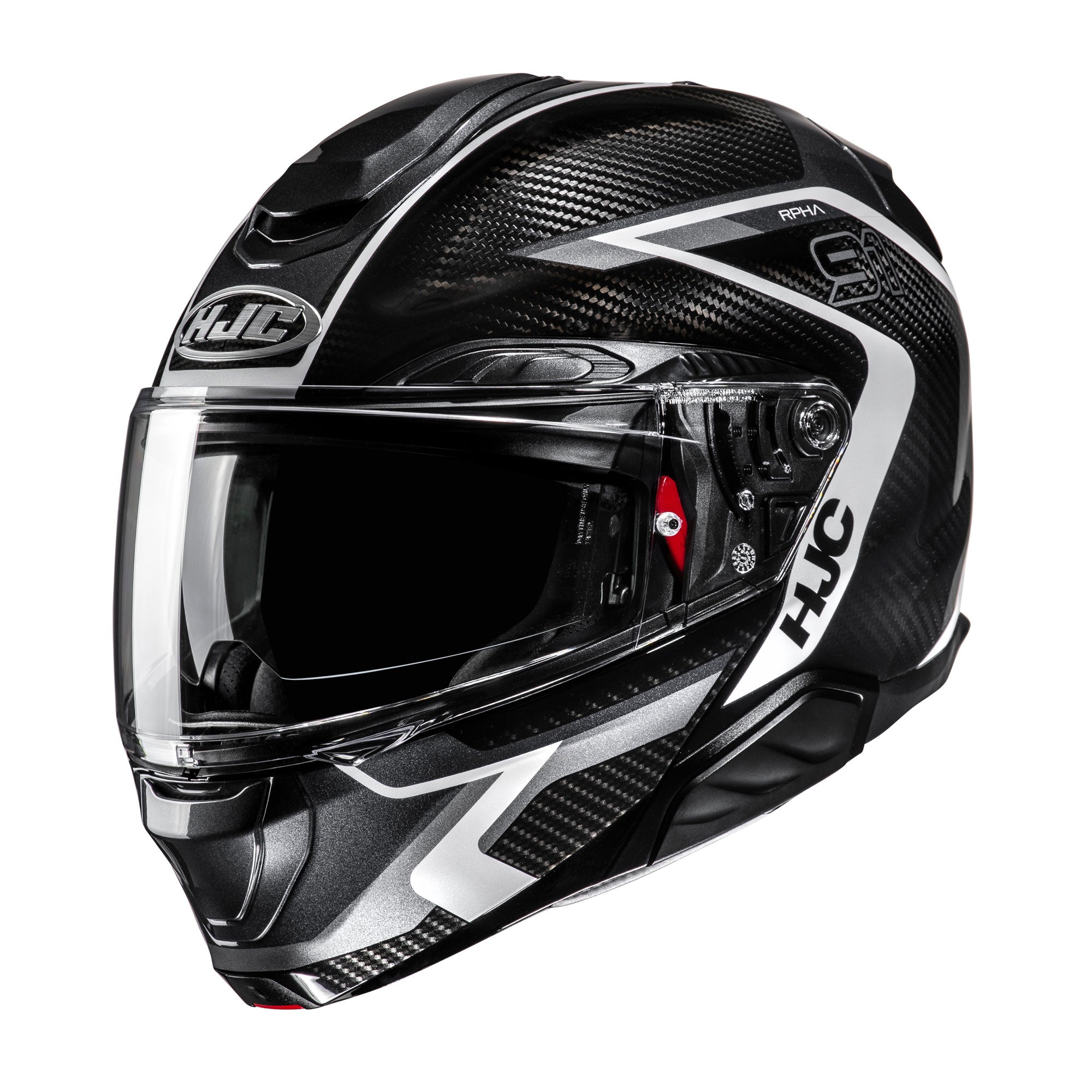 HJC RPHA 91 Carbon Lagos Flip-Up Helmet MC5 Black - FREE UK Shipping, FREE 365 Day Returns | Moto Central