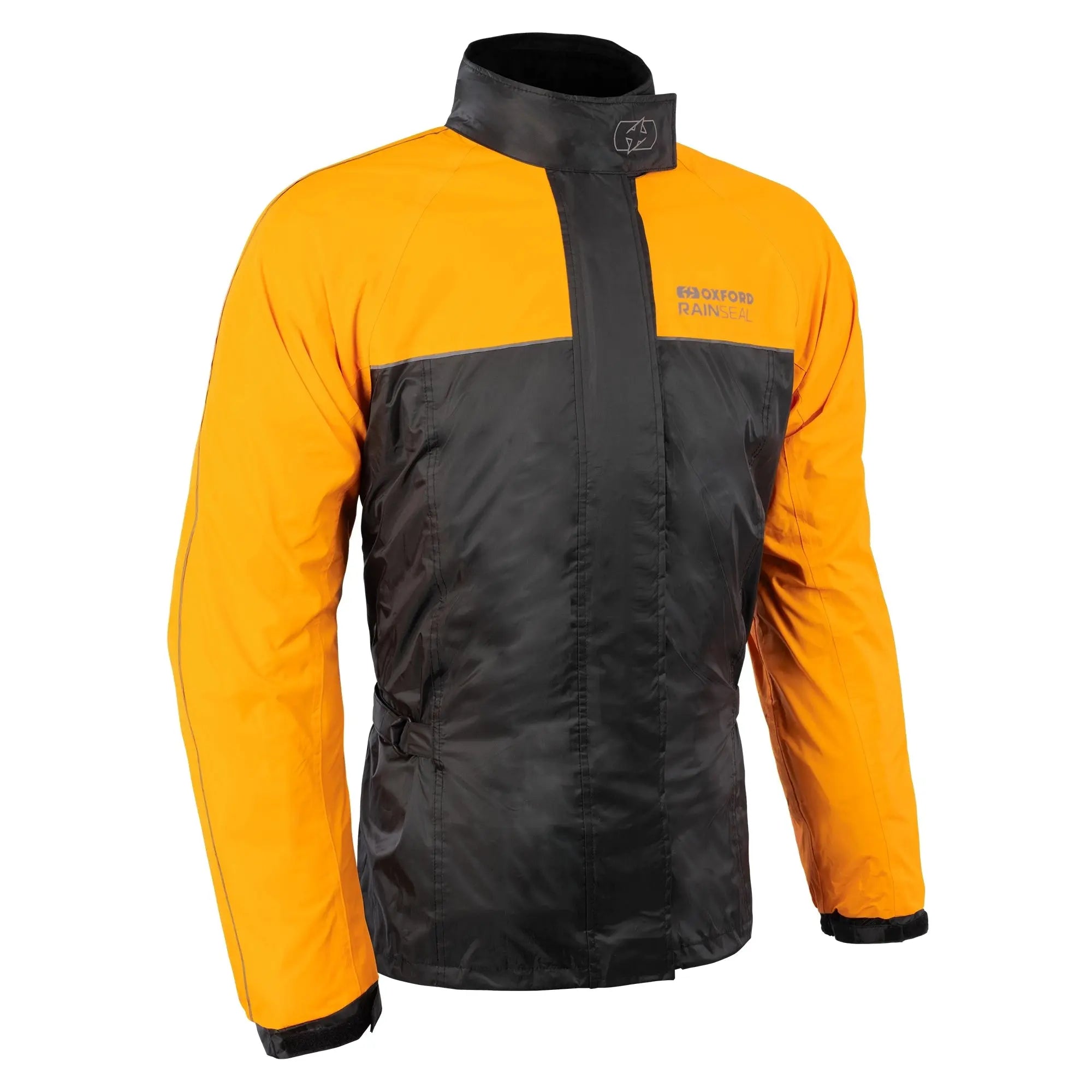 Oxford Rainseal Over Jacket Black / Orange FREE UK Delivery, FREE 365 Day Returns | Moto Central