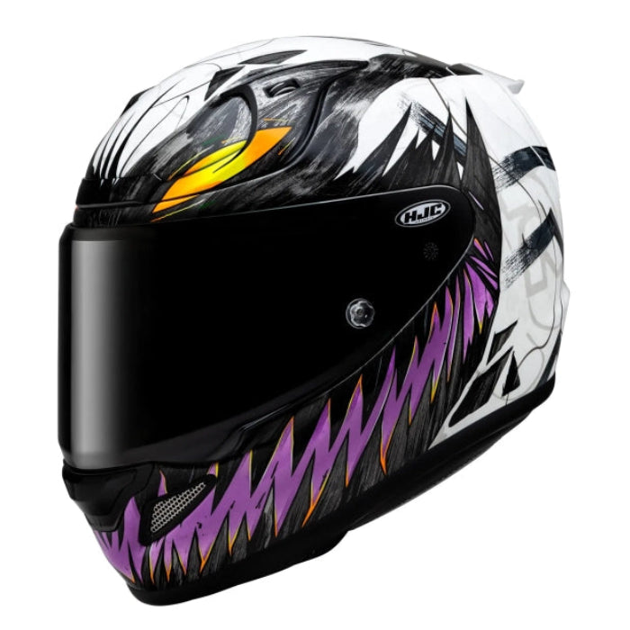 HJC RPHA 12 Anti Venom 2 MC8 Black / White / Purple FREE UK Delivery, FREE 365 Day Returns | Moto Central