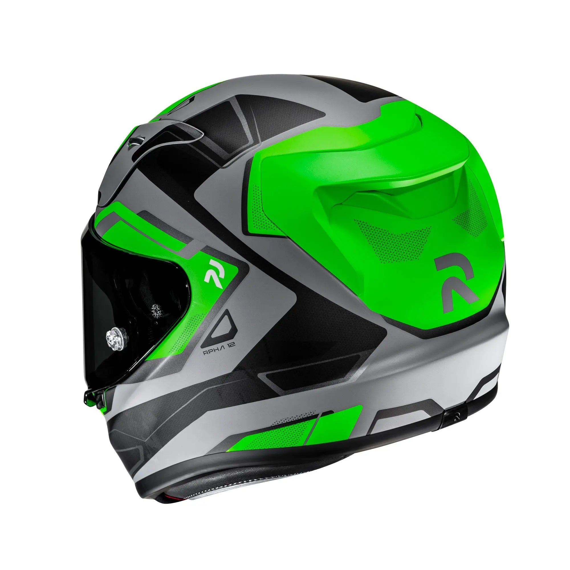 HJC RPHA 12 Brels MC4HSF Green  - FREE UK Shipping, FREE 365 Day Returns | Moto Central