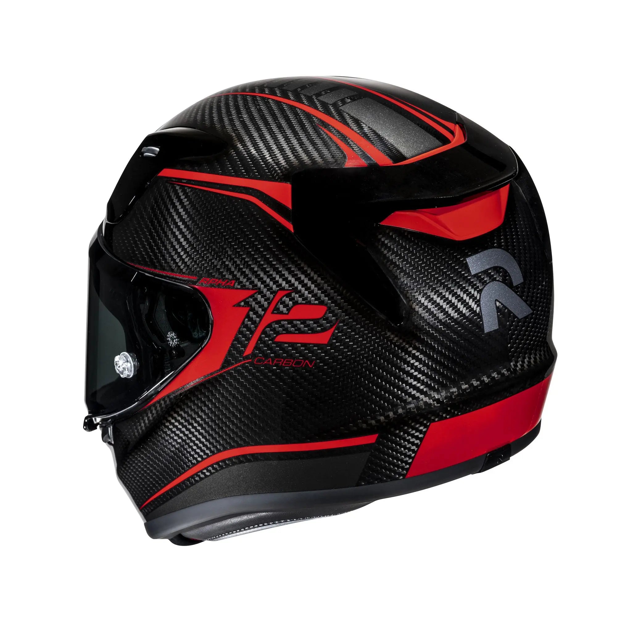 HJC RPHA 12 Carbon Keres MC1 Red  - FREE UK Shipping, FREE 365 Day Returns | Moto Central