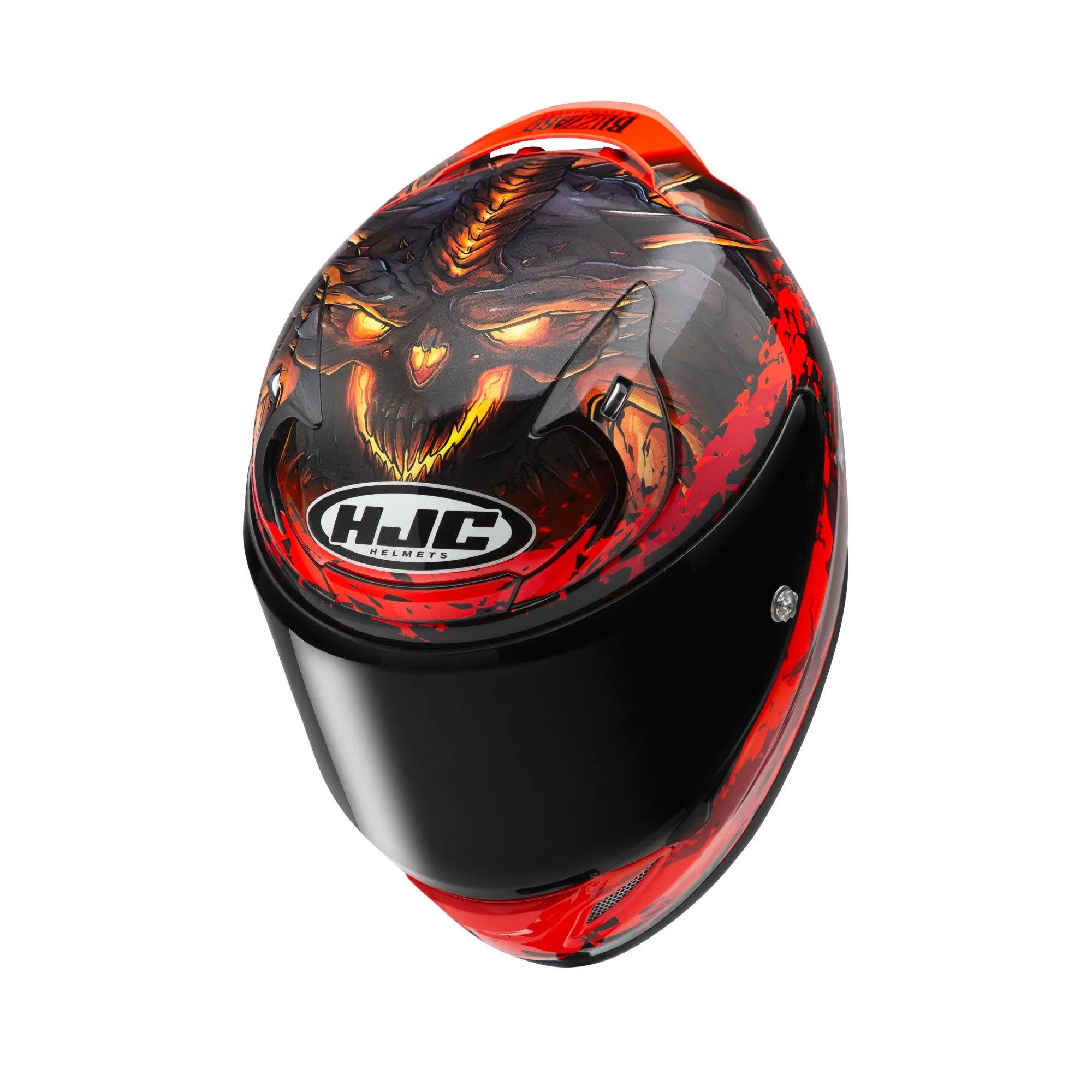 HJC RPHA 12 Diablo Blizzard MC1 Red  - FREE UK Shipping, FREE 365 Day Returns | Moto Central