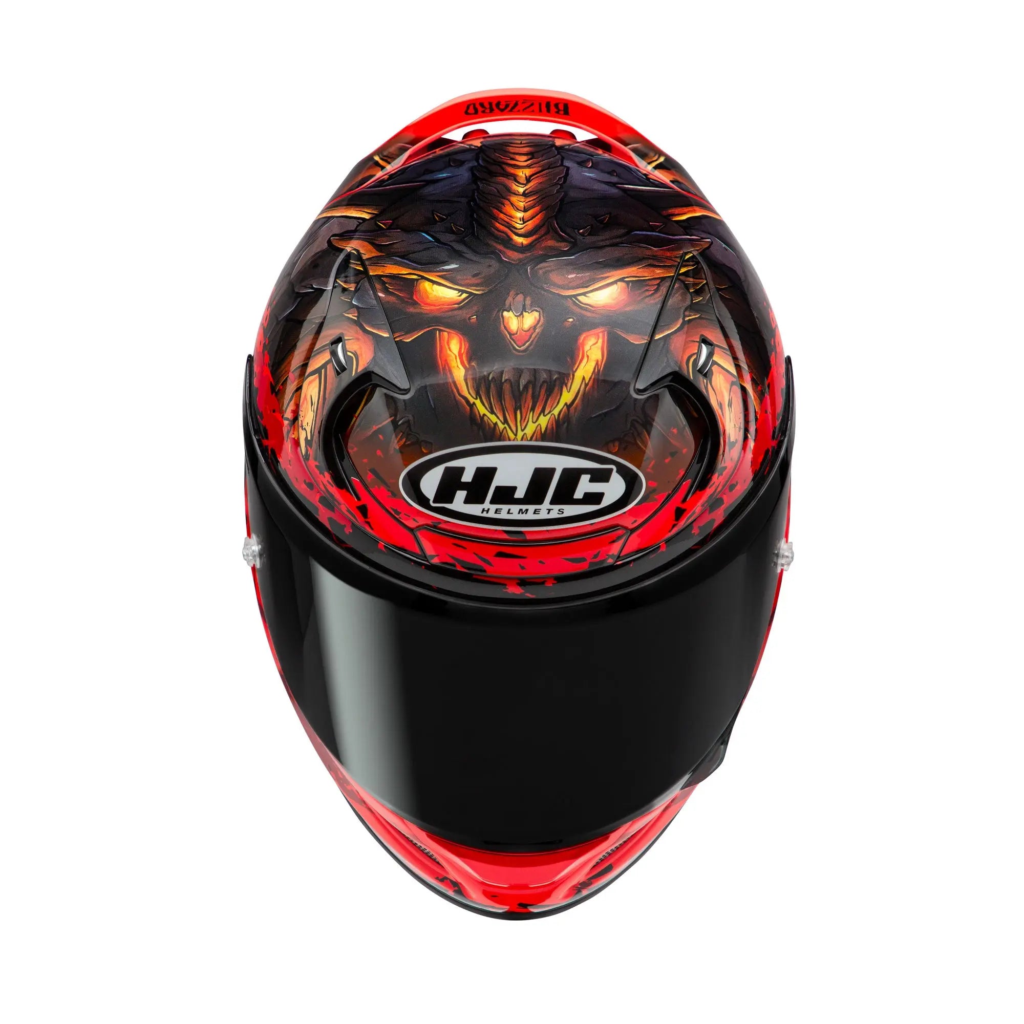 HJC RPHA 12 Diablo Blizzard MC1 Red  - FREE UK Shipping, FREE 365 Day Returns | Moto Central