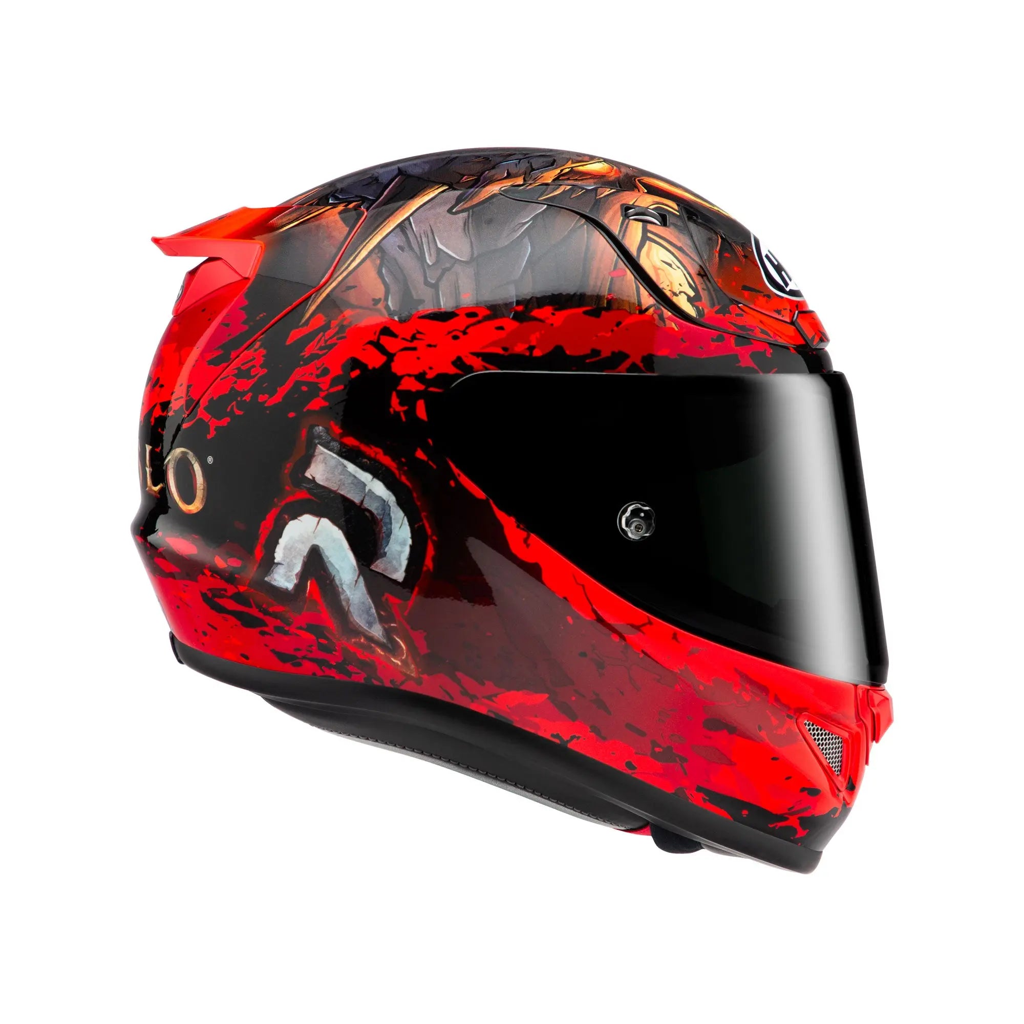 HJC RPHA 12 Diablo Blizzard MC1 Red  - FREE UK Shipping, FREE 365 Day Returns | Moto Central